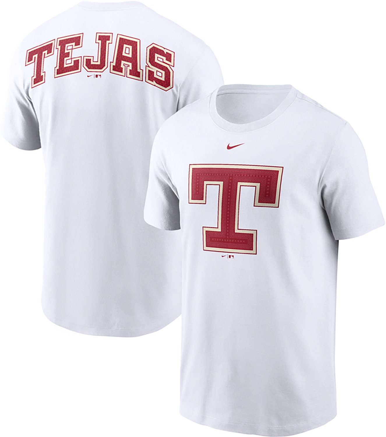 Nike Men's Texas Rangers Club Crew Graphic T-shirt - view number 3