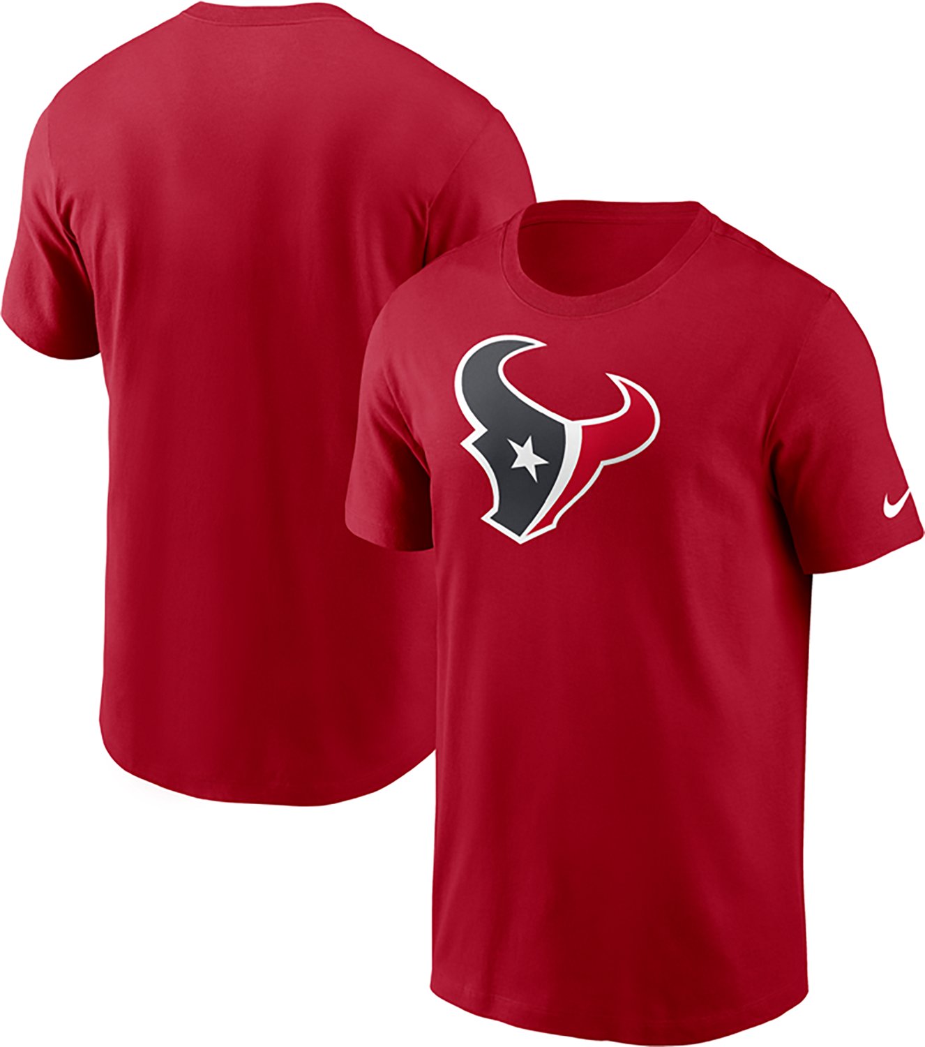 Nike Men's Houston Texans Essential Logo Graphic T-shirt - view number 3