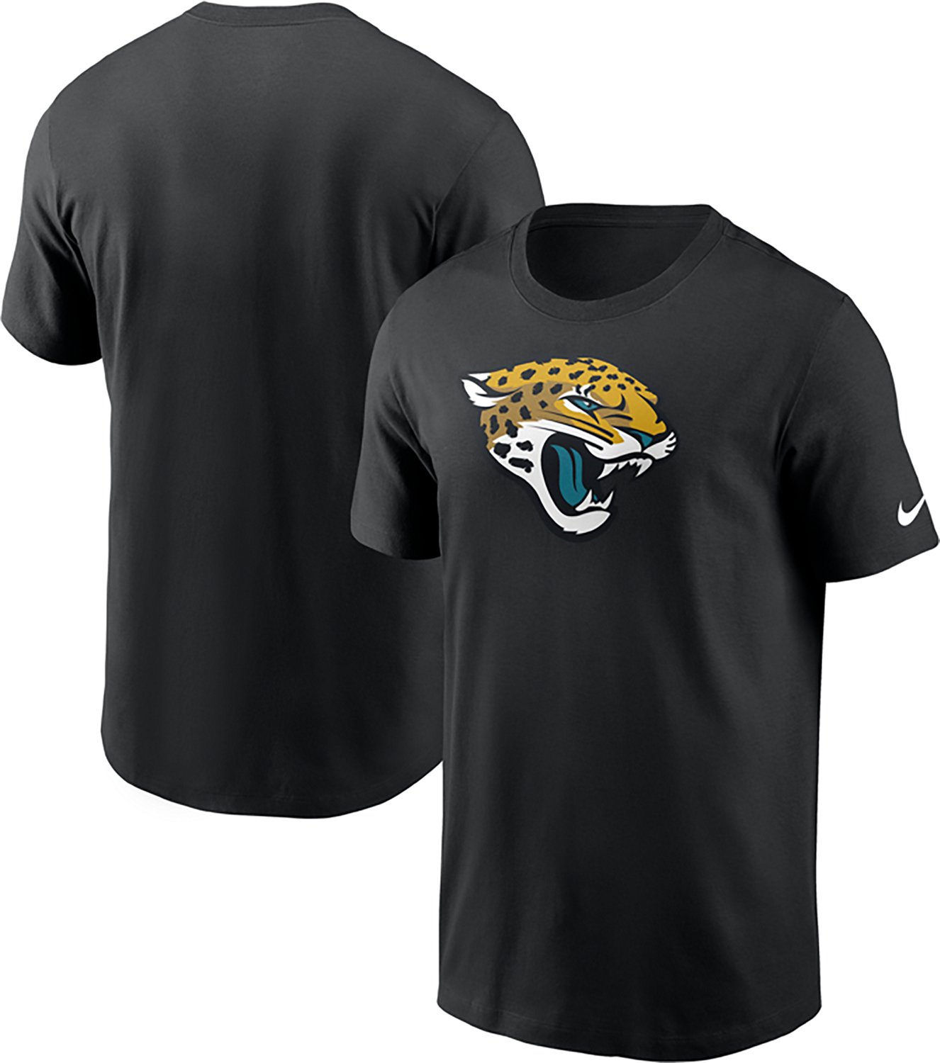 Nike Men's Jacksonville Jaguars Essential Logo Graphic T-shirt - view number 5