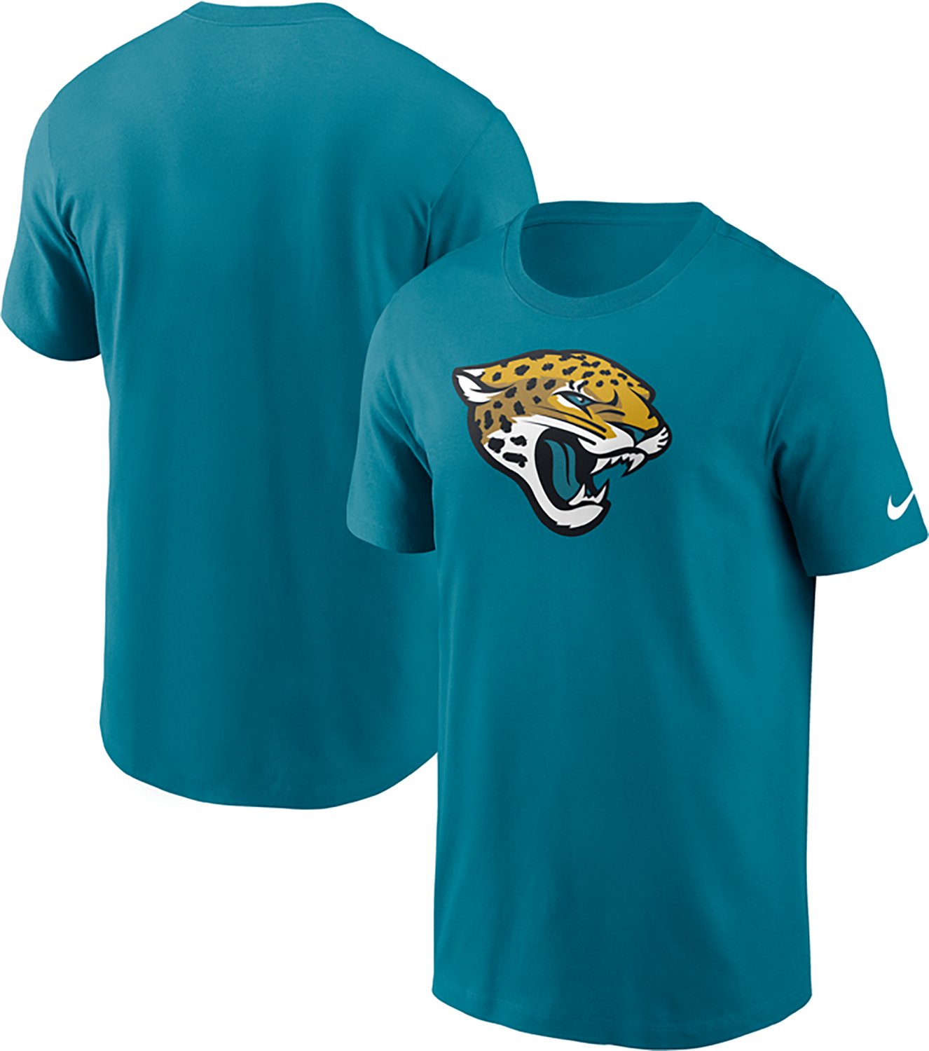 Nike Men's Jacksonville Jaguars Essential Logo Graphic T-shirt - view number 3