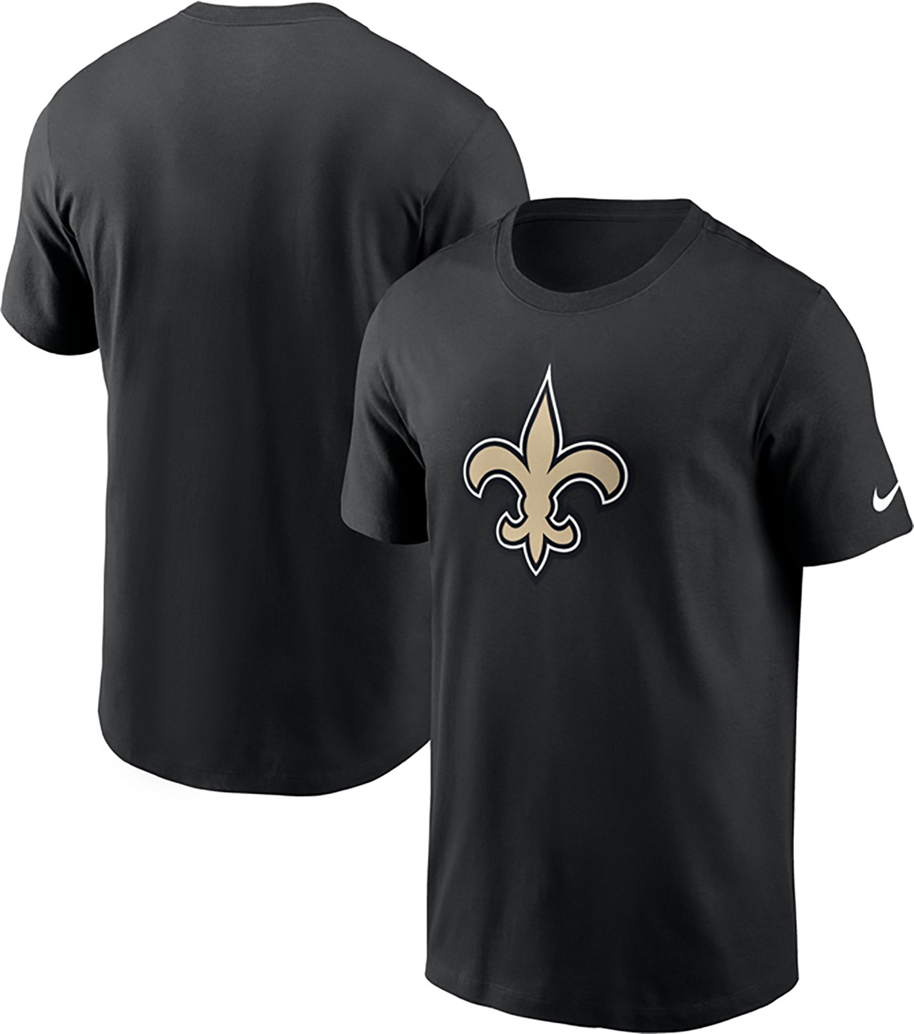 Nike Men's New Orleans Saints Essential Logo Graphic T-shirt - view number 3