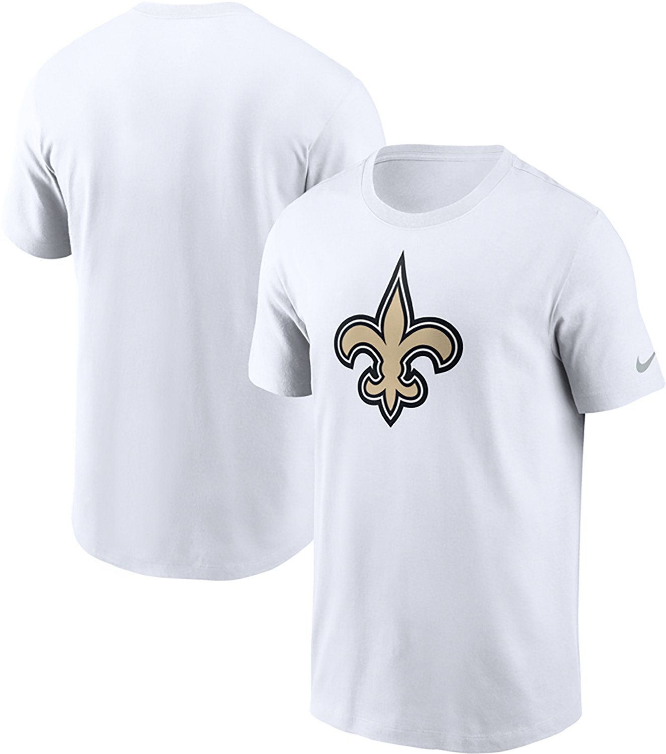 Nike Men's New Orleans Saints Essential Logo Graphic T-shirt - view number 3