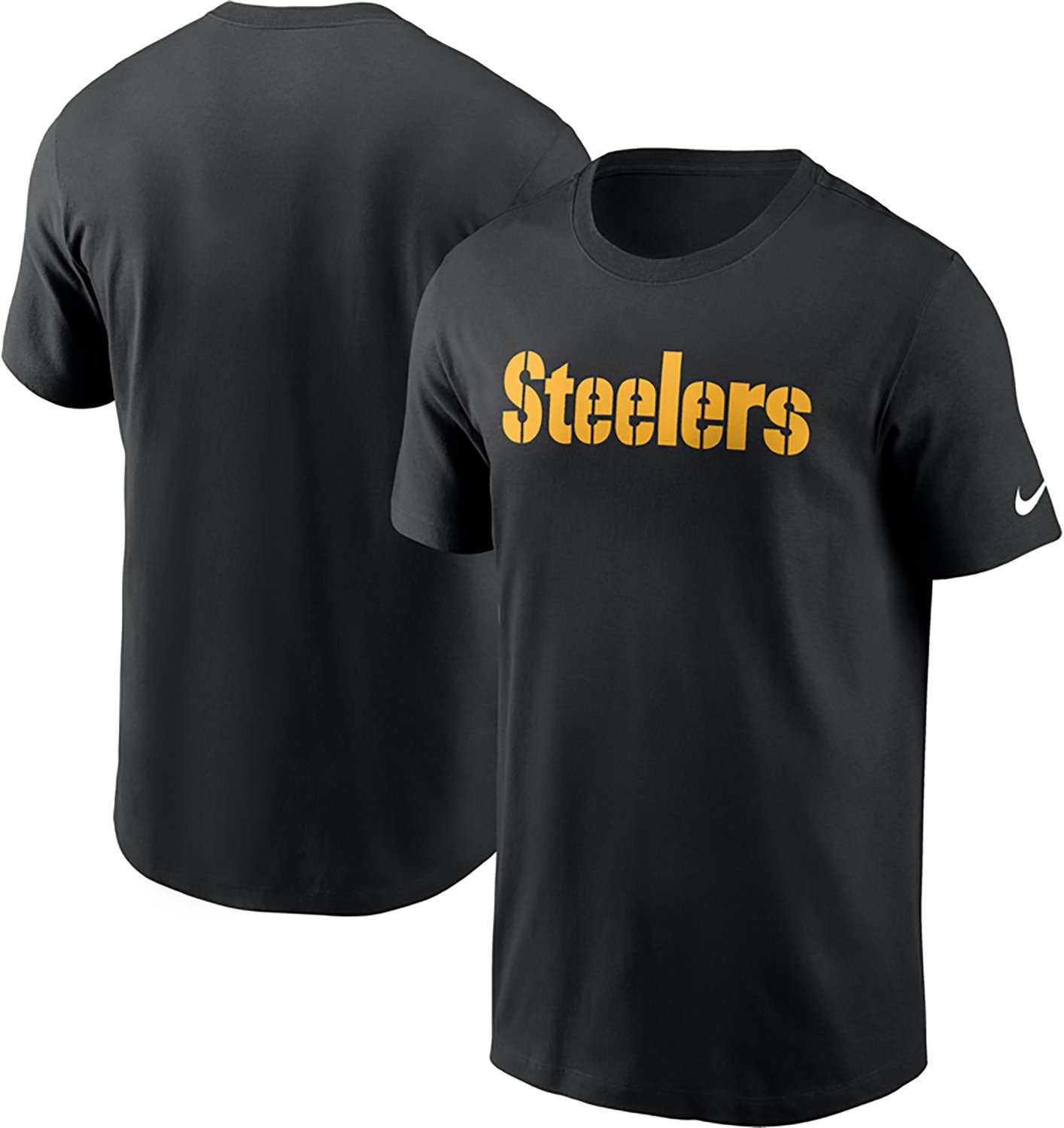 Nike Men's Pittsburgh Steelers Wordmark Essential Graphic T-shirt