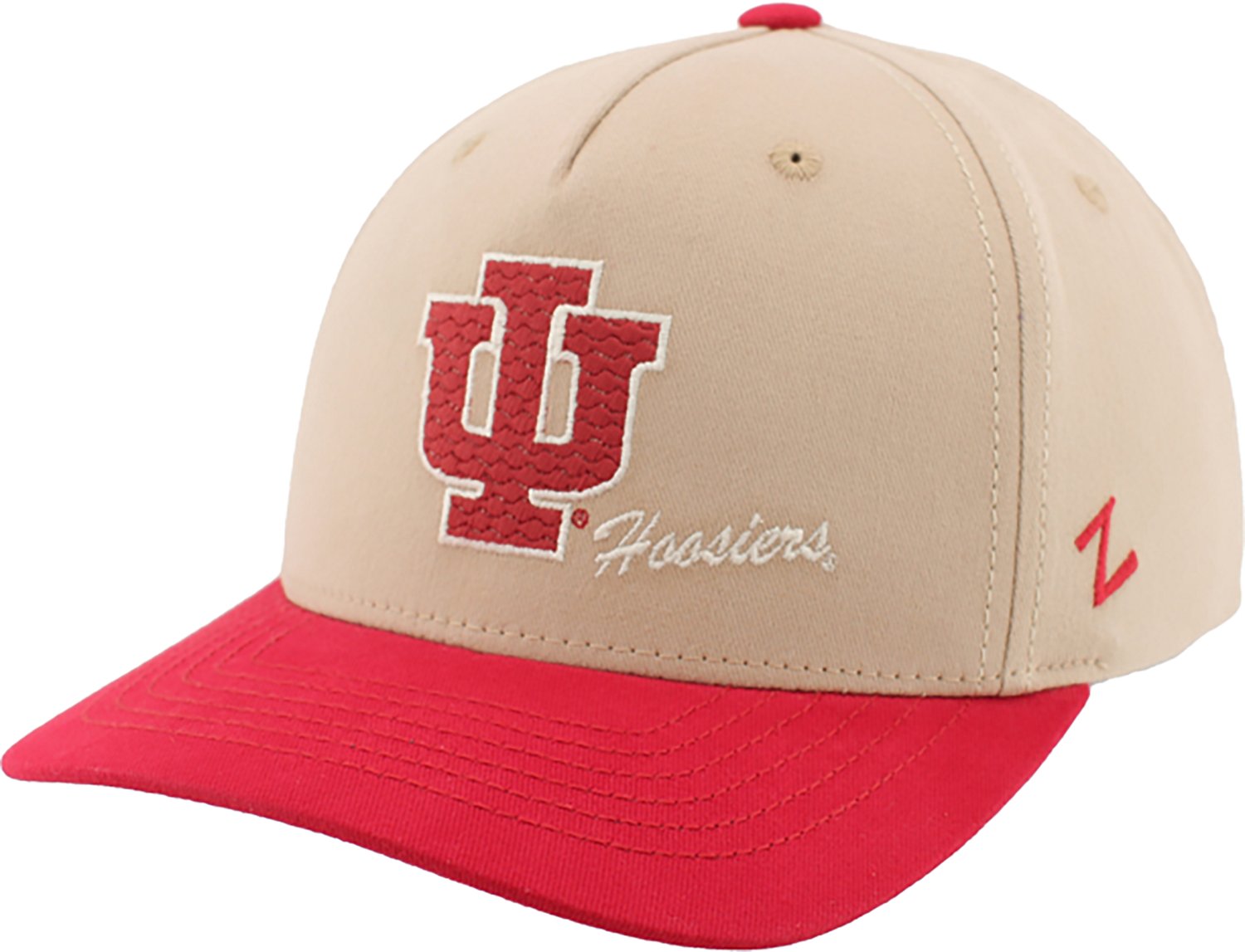 Zephyr Men's Indiana University Mascot Triangle Top Notch Cap