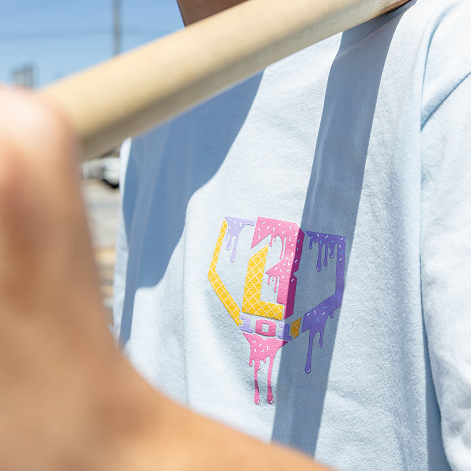 Baseball Lifestyle 101 Adult Ice Cream Graphic T-shirt                                                                           - view number 5