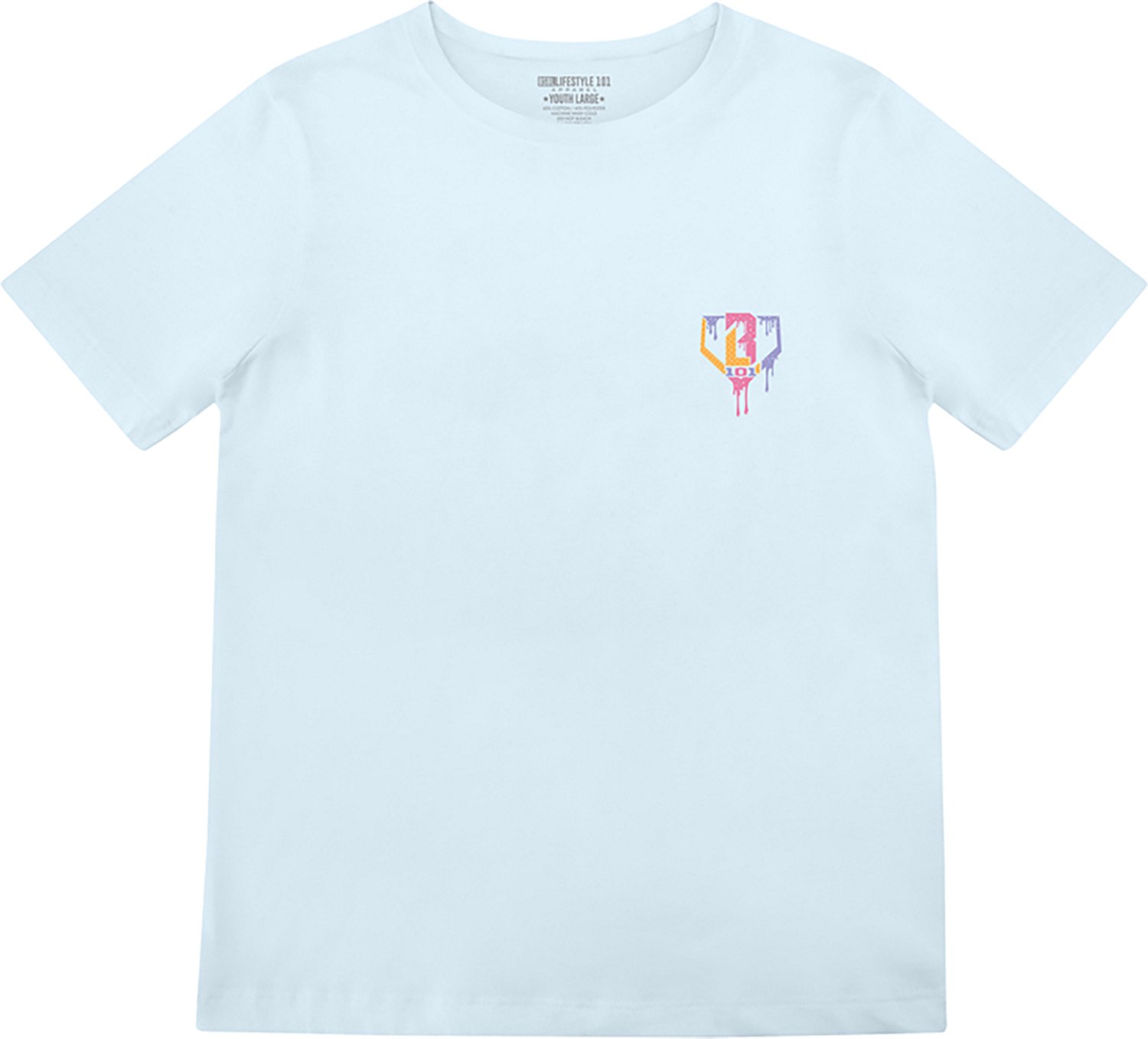 Baseball Lifestyle 101 Youth Ice Cream Graphic T-shirt