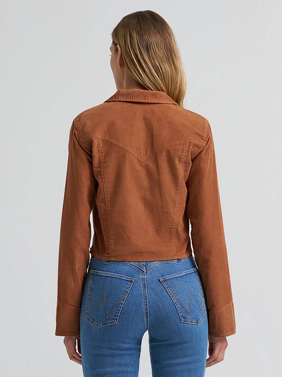 Wrangler Women's Prairie Popover Corduroy Shirt - view number 2
