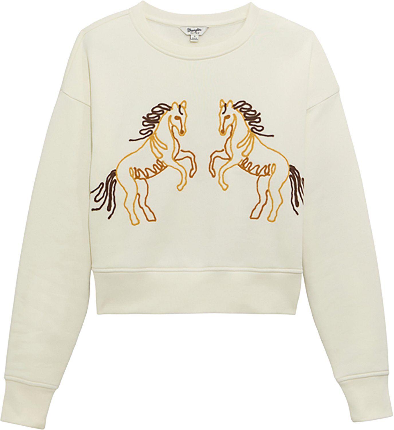 Wrangler Women's Soutache Horse Crew Sweatshirt - view number 4