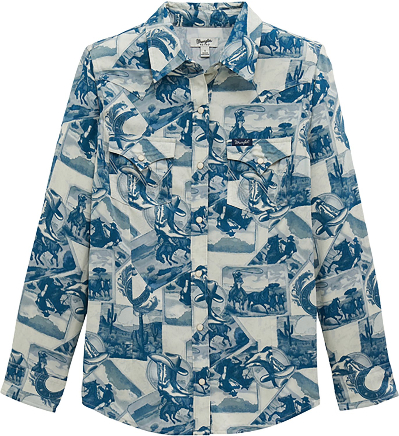 Wrangler Women's Reverie Vintage Fit Western Snap Shirt - view number 4