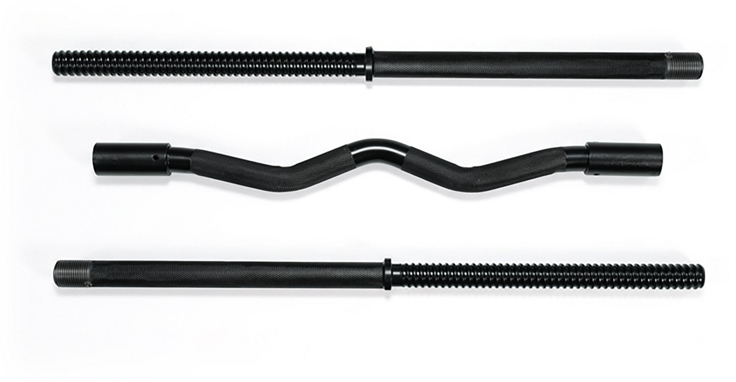 CAP Barbell 100 lb Adjustable EZ Curl Barbell Weight Set - view number 3