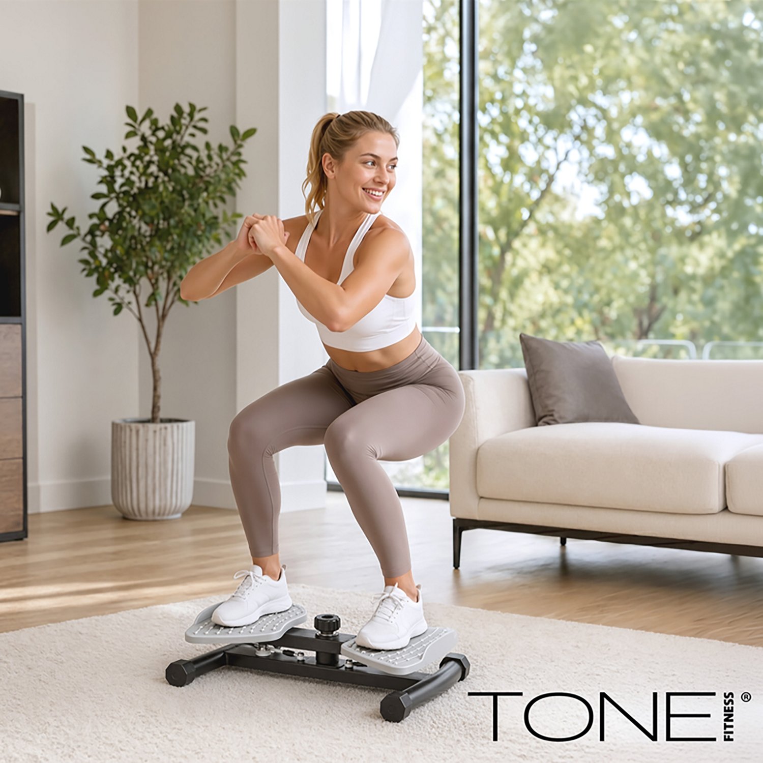 Tone Fitness Ab Twister Board with Resistance Cords - view number 5