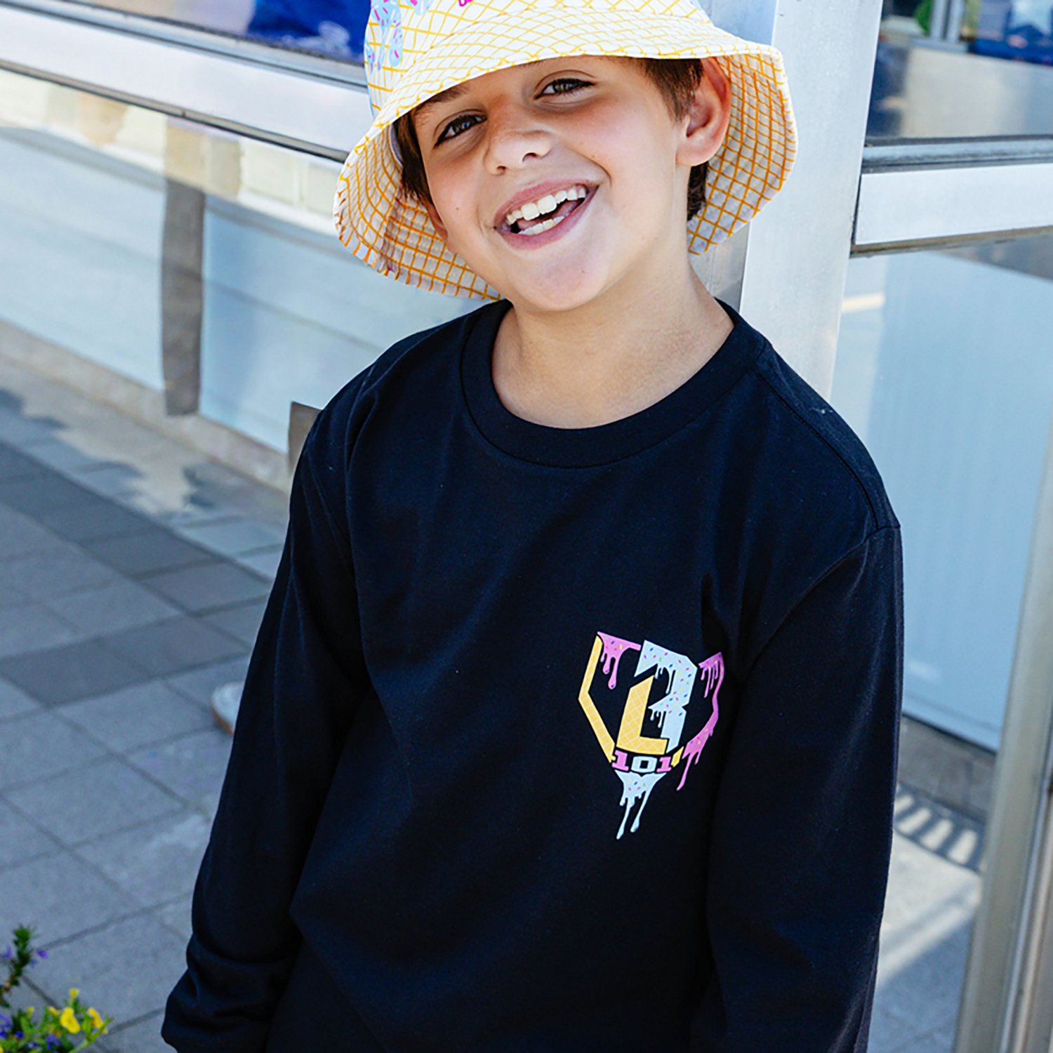 Baseball Lifestyle 101 Youth Ice Cream Long Sleeve T-Shirt - view number 5