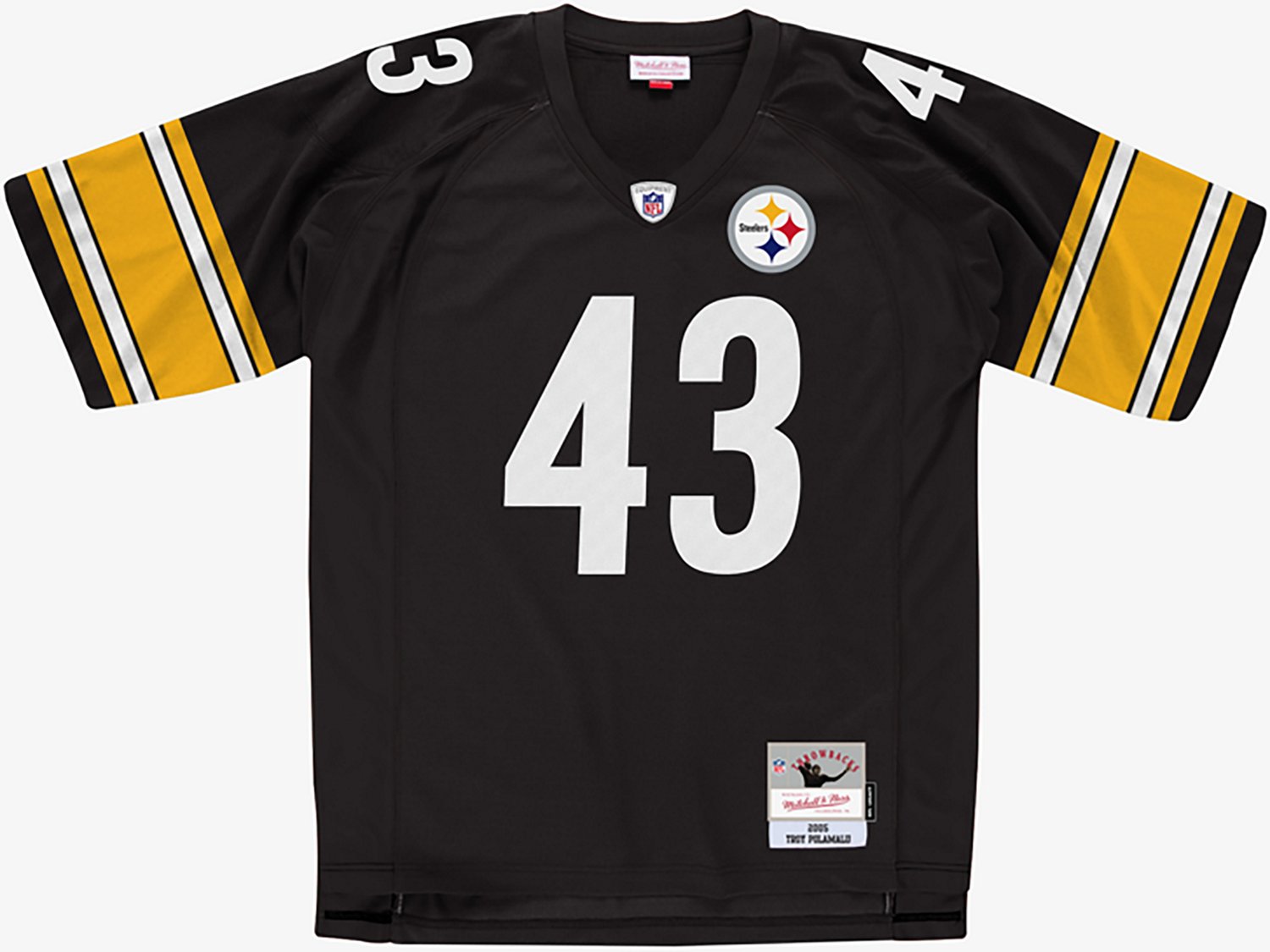 Mitchell & Ness Men's Pittsburgh Steelers Troy Polamalu Legacy Replica Jersey - view number 2