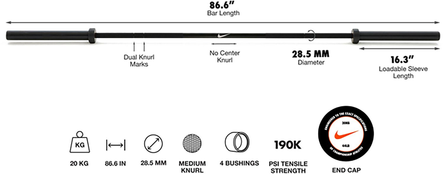 Nike Barbell Collars 2-Pack
