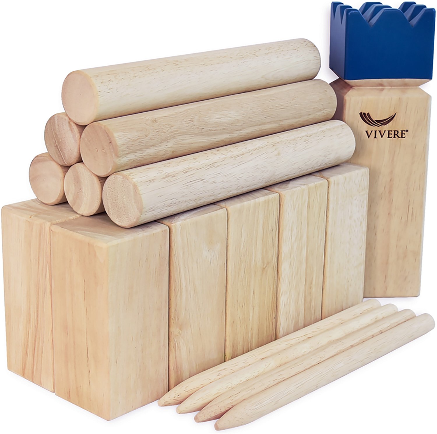 Vivere Kubb Tournament Edition Outdoor Game