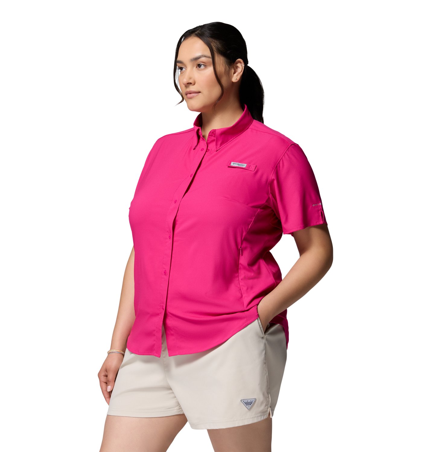 Columbia Sportswear Women's PFG Tamiami II Plus Size Shirt - view number 3