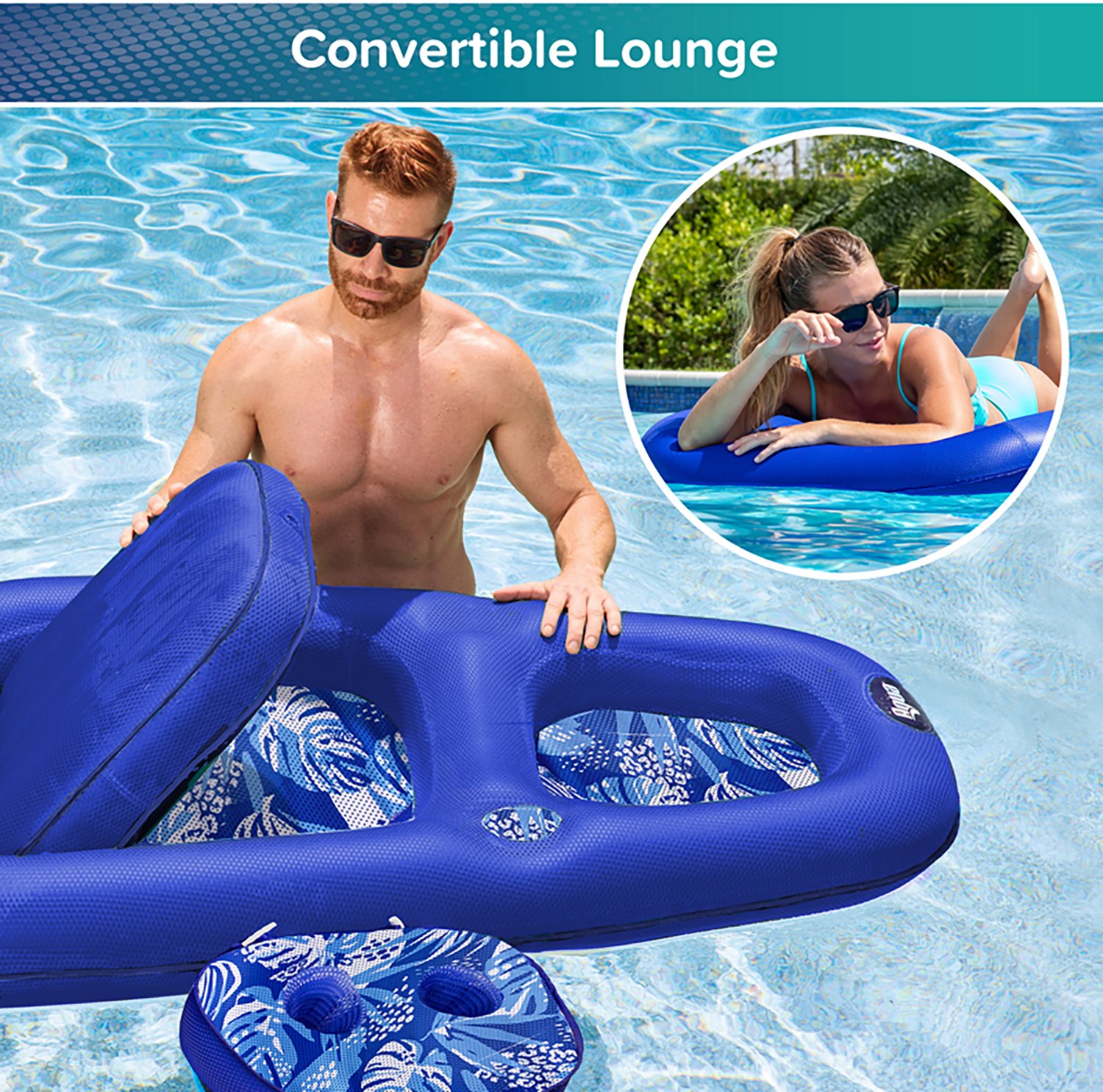 Aqua-Leisure Ultimate 2-in-1 Pool Float Lounge - view number 4