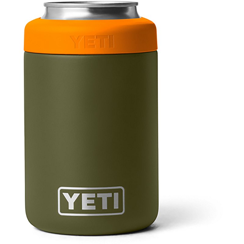 YETI Rambler Colster 12-oz. Can Cooler - Olive/King Crab Orange