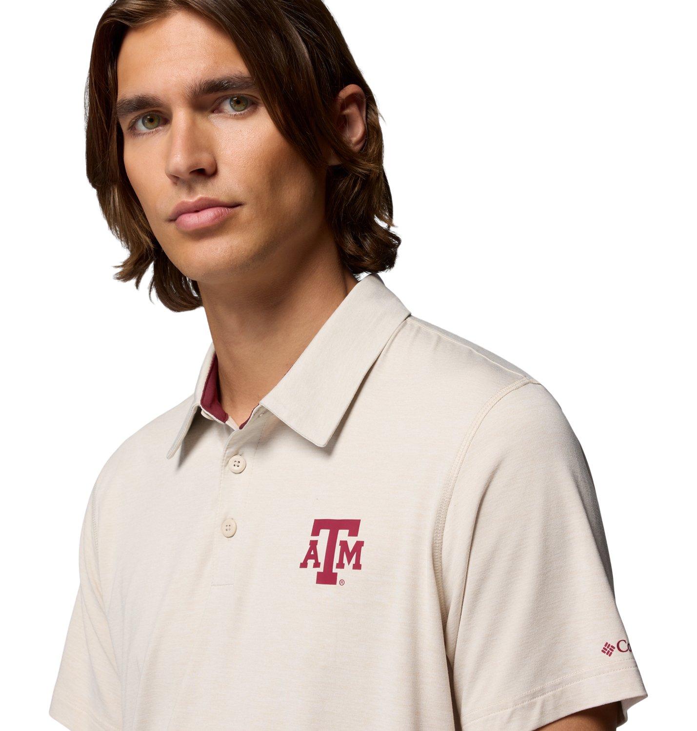 Columbia Sportswear Men's Texas A&M University Tech Trail Polo                                                                   - view number 4