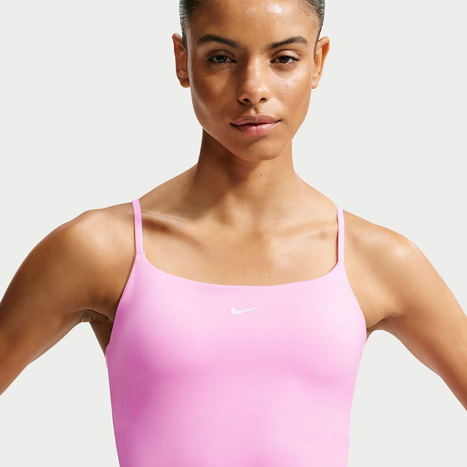 Nike Women's One Medium Support Padded Adjustable Sports Bra Tank Top - view number 3