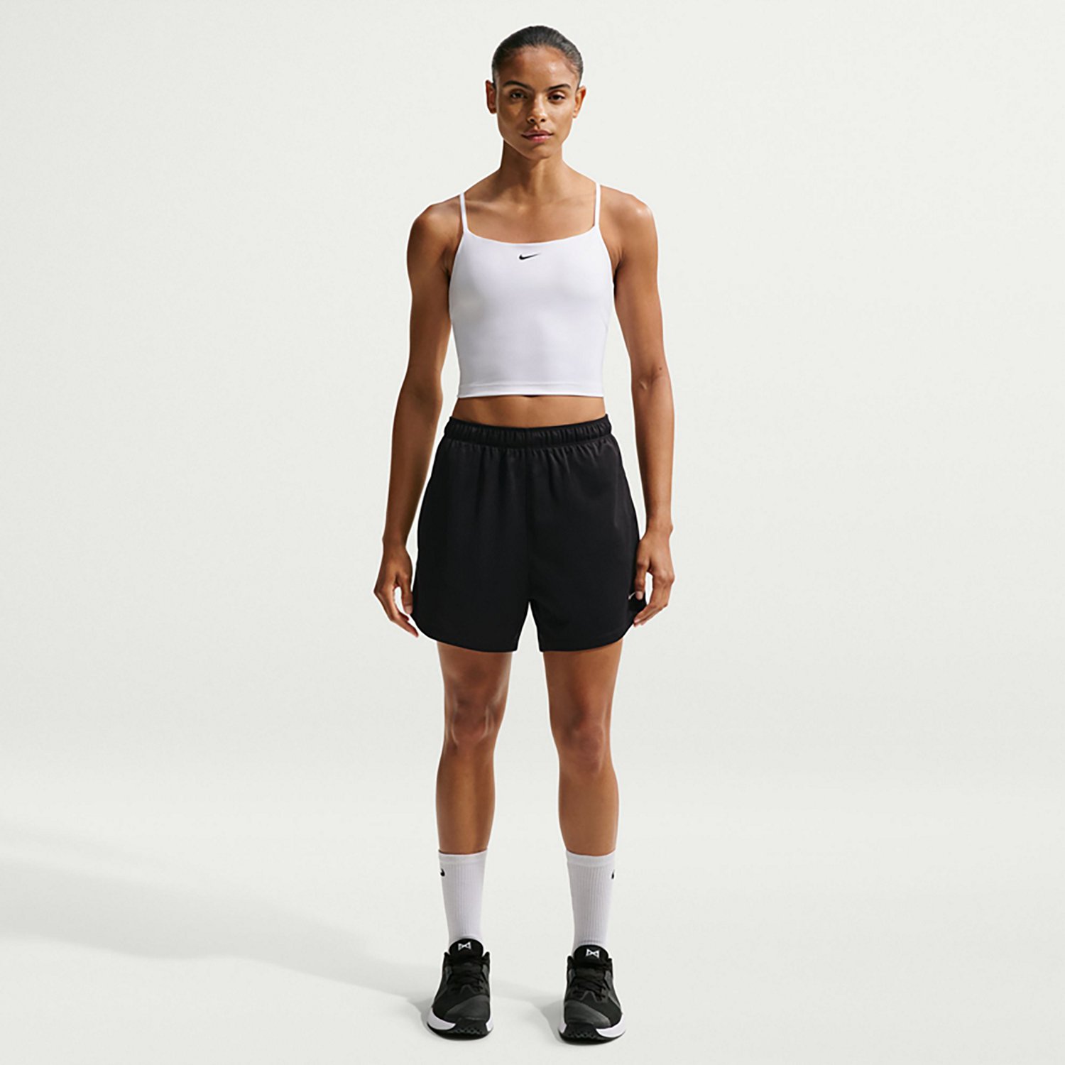 Nike Women's One Medium Support Padded Adjustable Sports Bra Tank Top