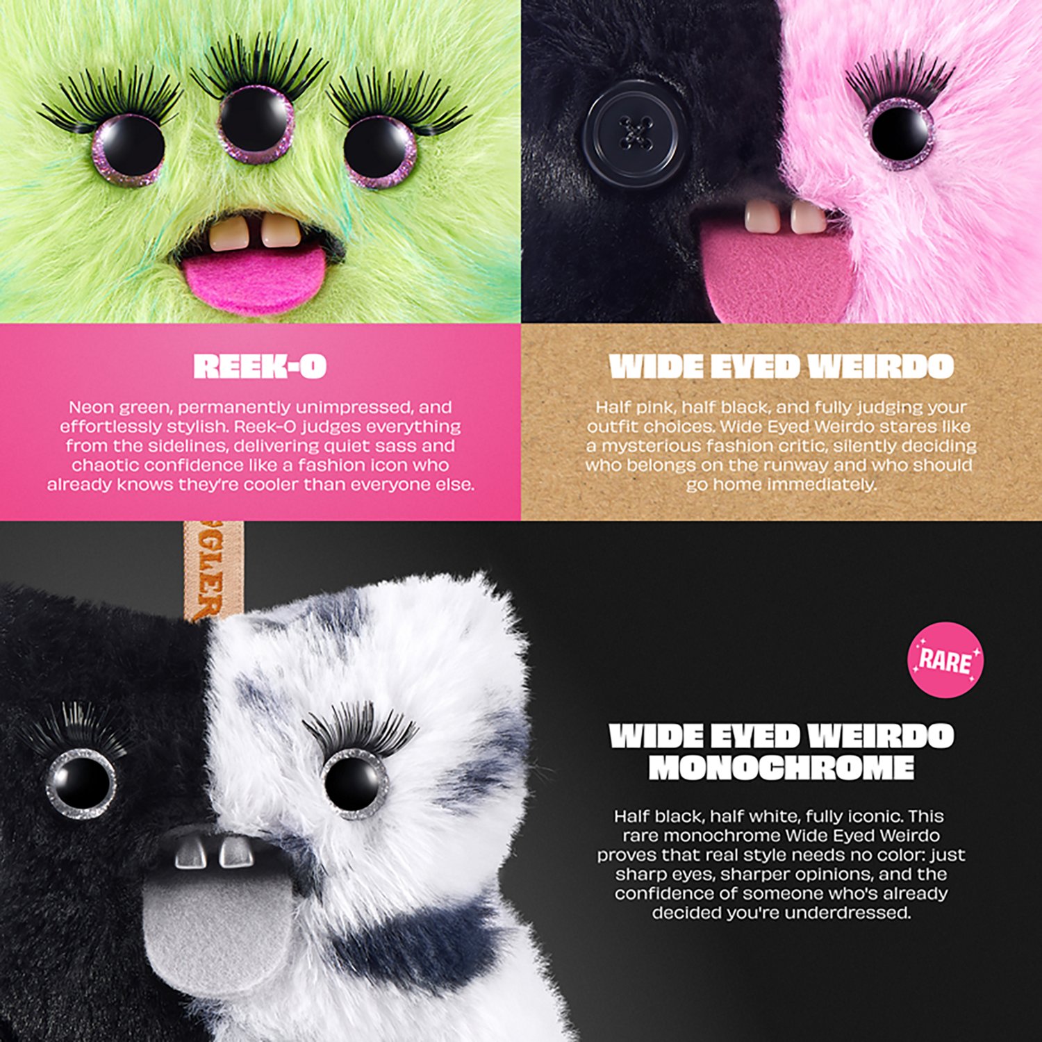 ZURU Fuggler Baby Baddies Fugg 5 in Key Ring Collectible Toy | Academy