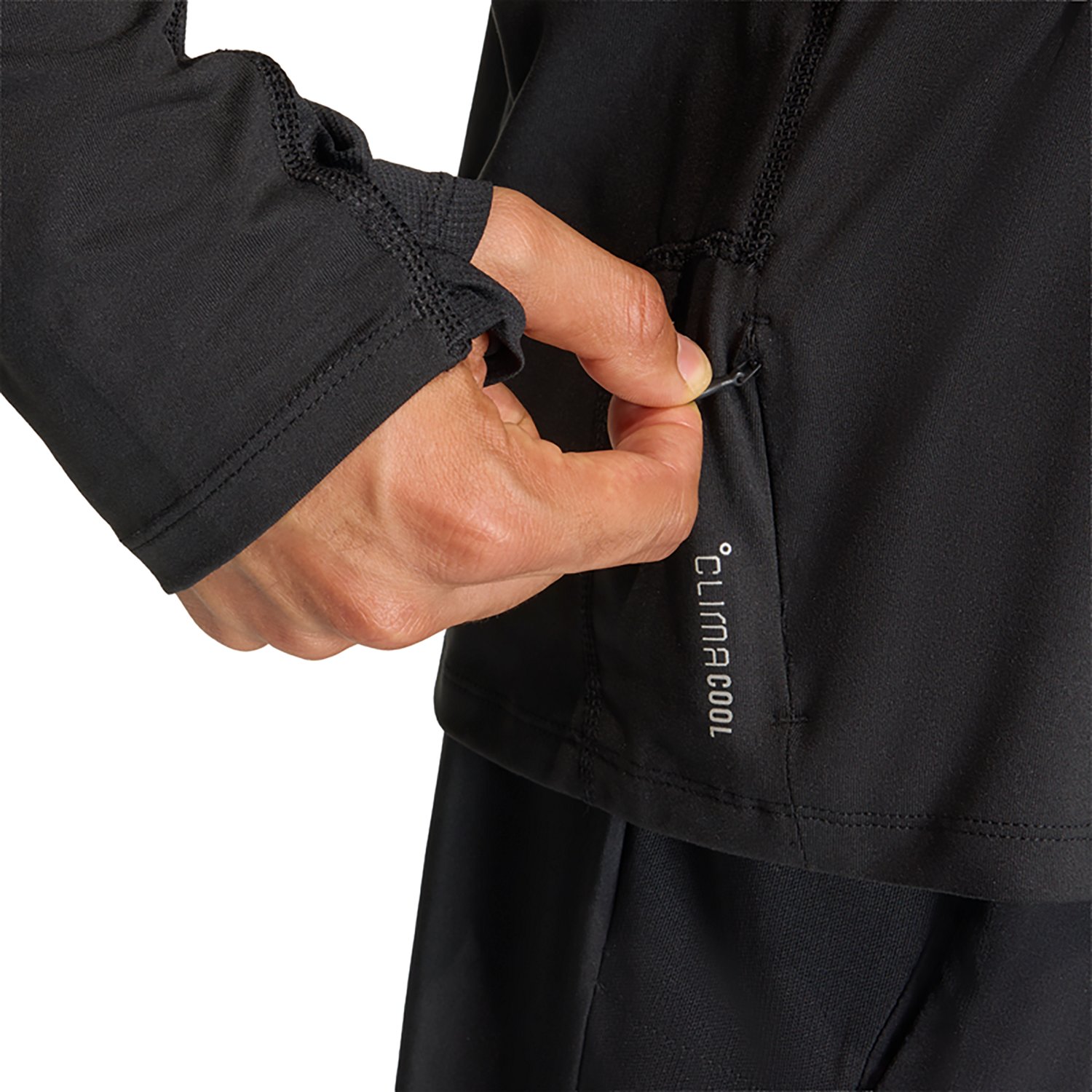 adidas Men’s adi365 CLIMACOOL Running Half‑Zip Pullover - view number 4