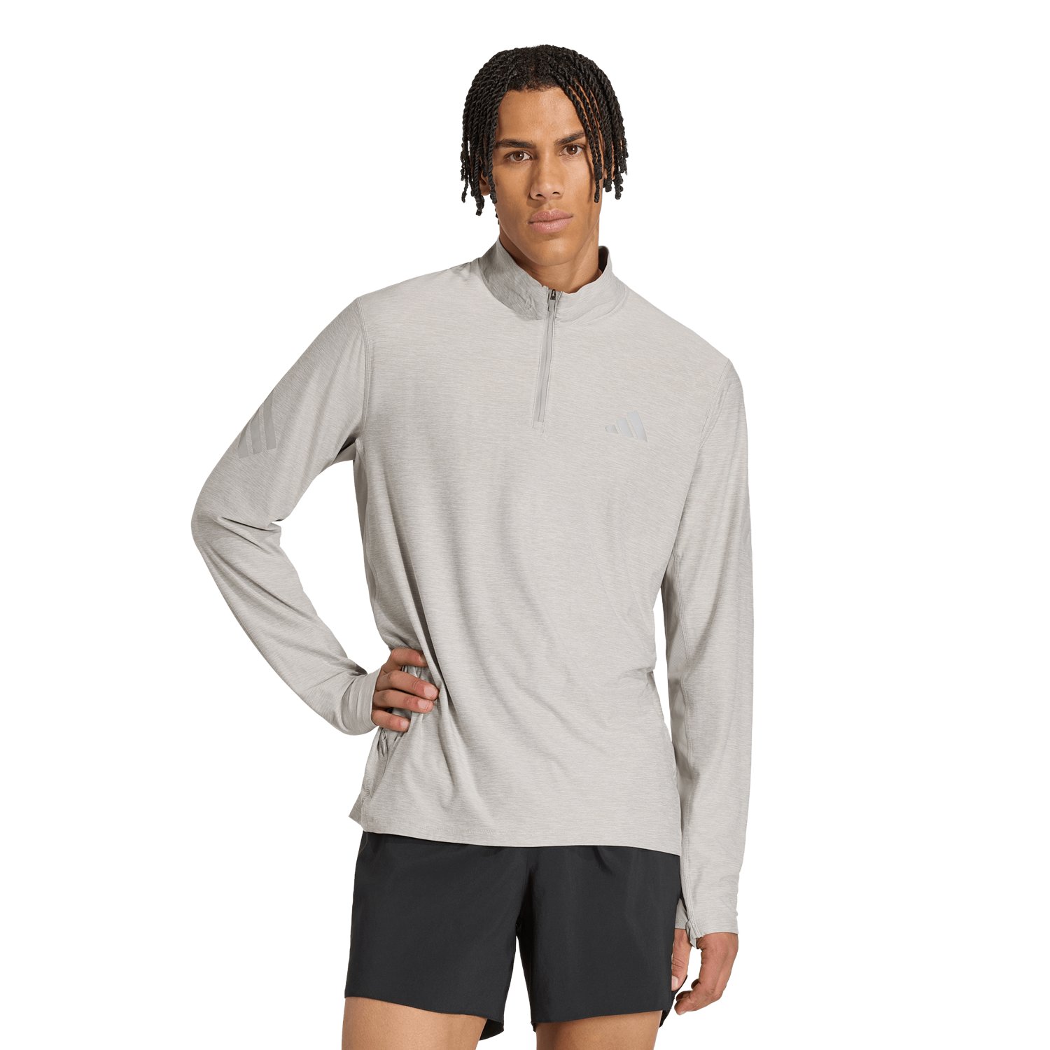 adidas Men’s adi365 CLIMACOOL Running Half‑Zip Pullover