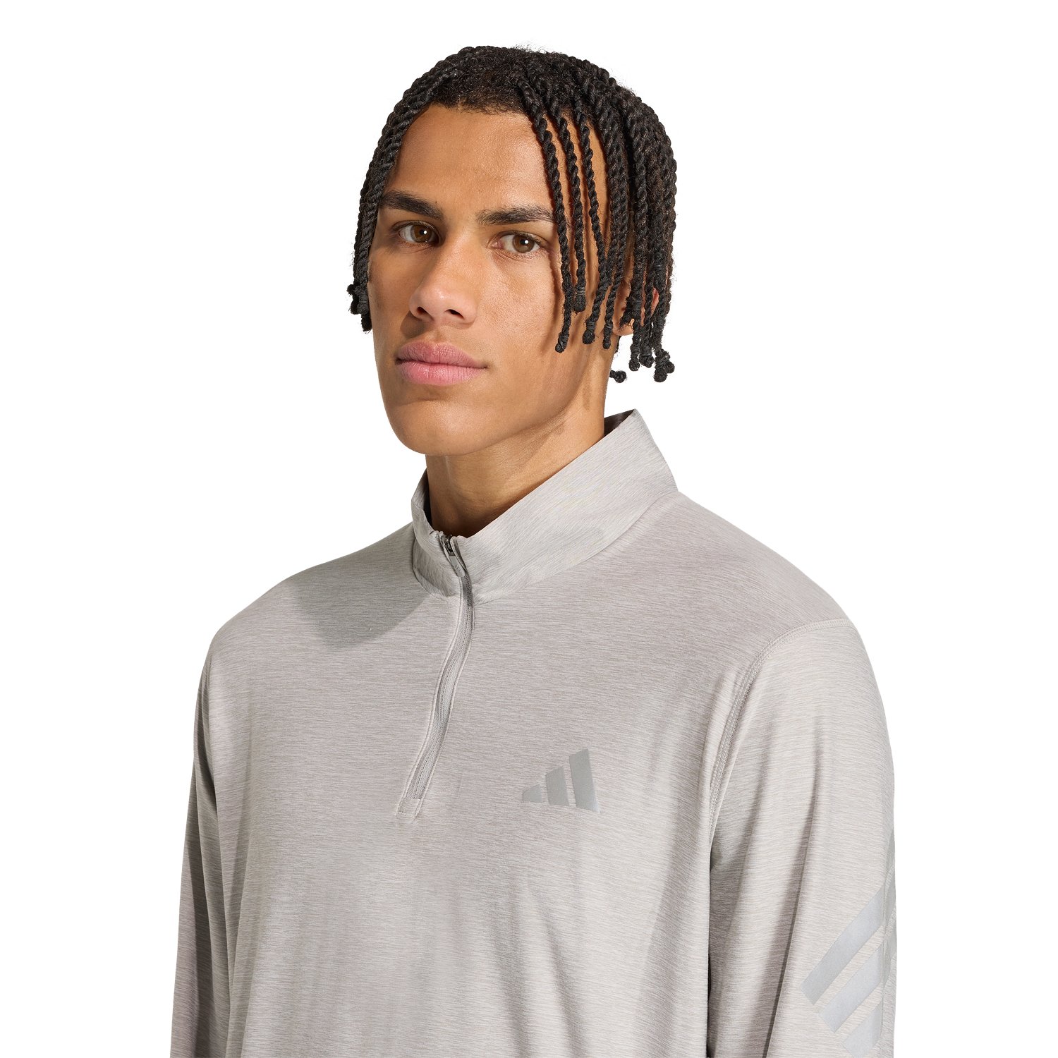 adidas Men’s adi365 CLIMACOOL Running Half‑Zip Pullover - view number 3