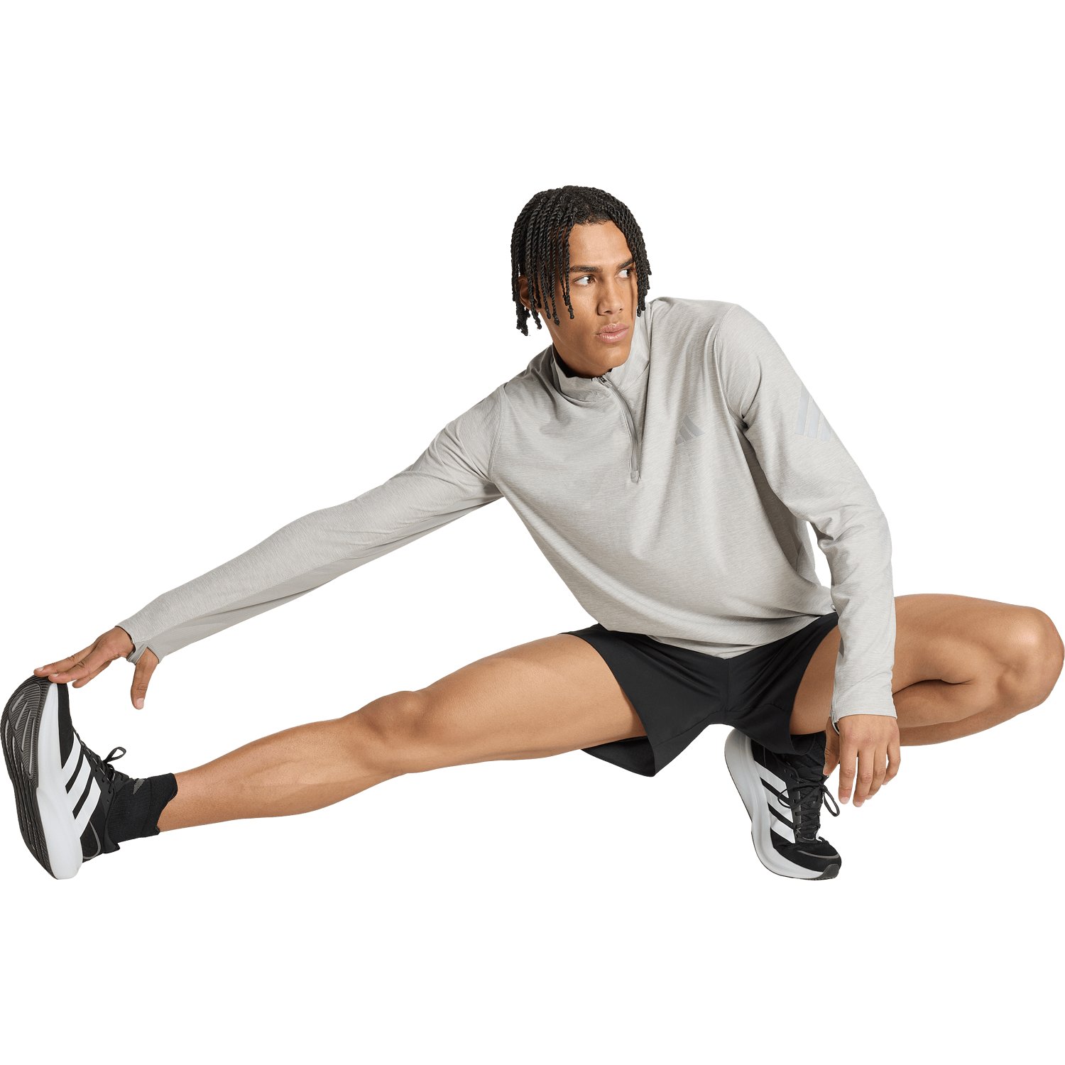 adidas Men’s adi365 CLIMACOOL Running Half‑Zip Pullover - view number 5