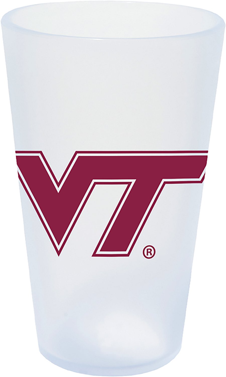 WinCraft Virginia Tech 16 oz Ice Silicone Pint Glass