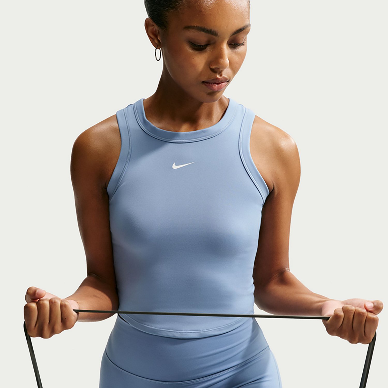 Nike Women's One Fitted Dri-FIT Cropped Tank Top - view number 5