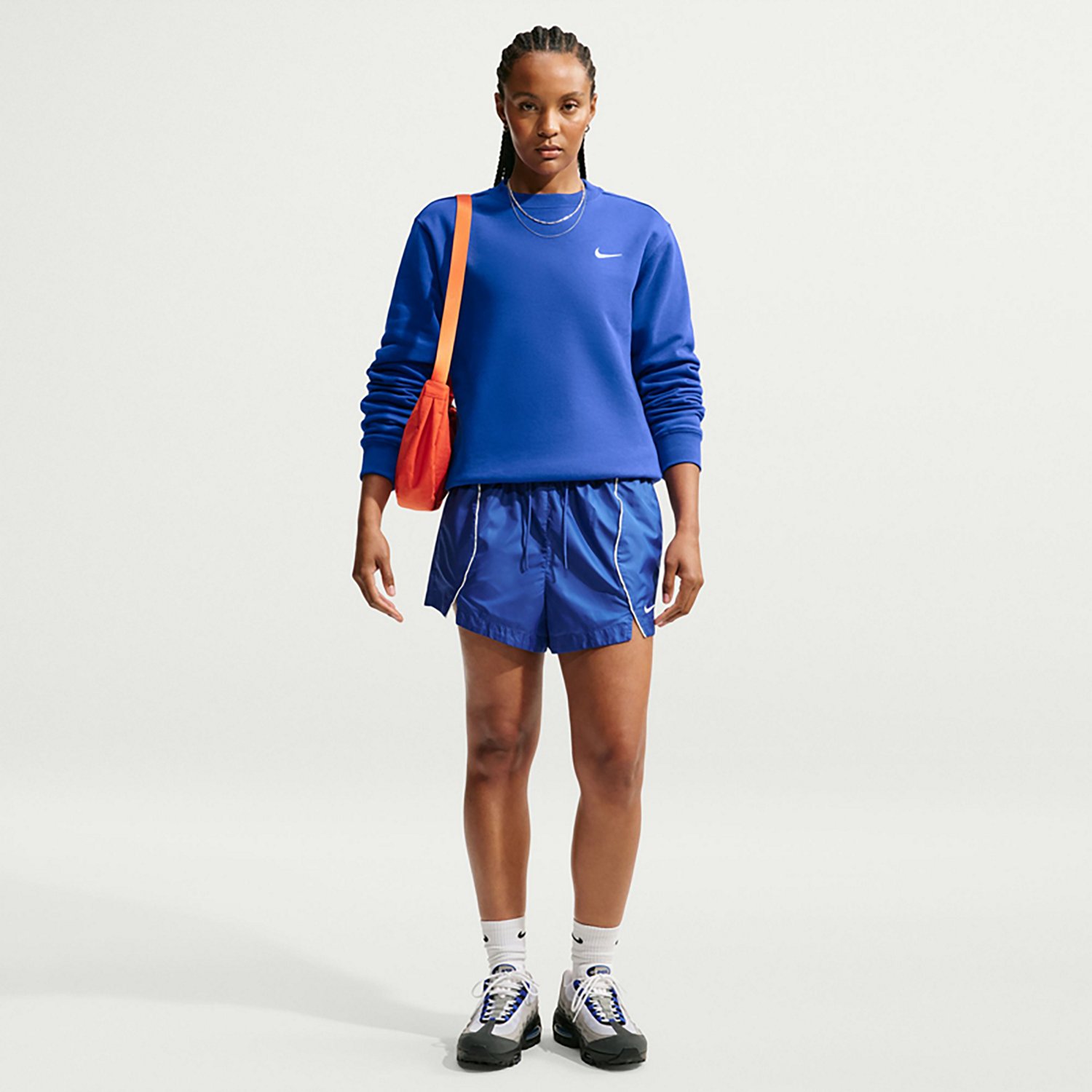 Nike Women's Studio Fleece Mid Weight Crew Sweatshirt