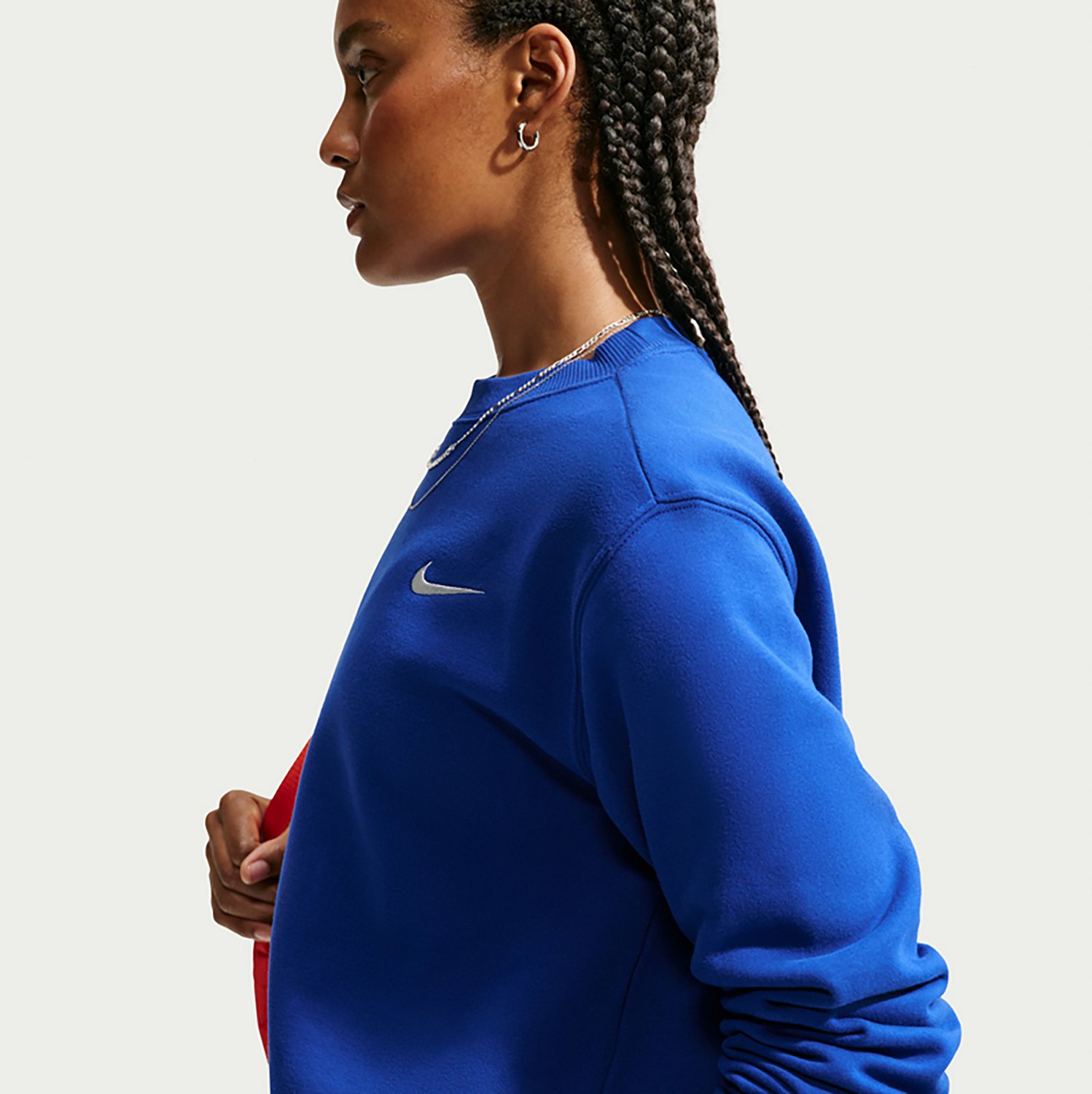Nike Women's Studio Fleece Mid Weight Crew Sweatshirt - view number 5