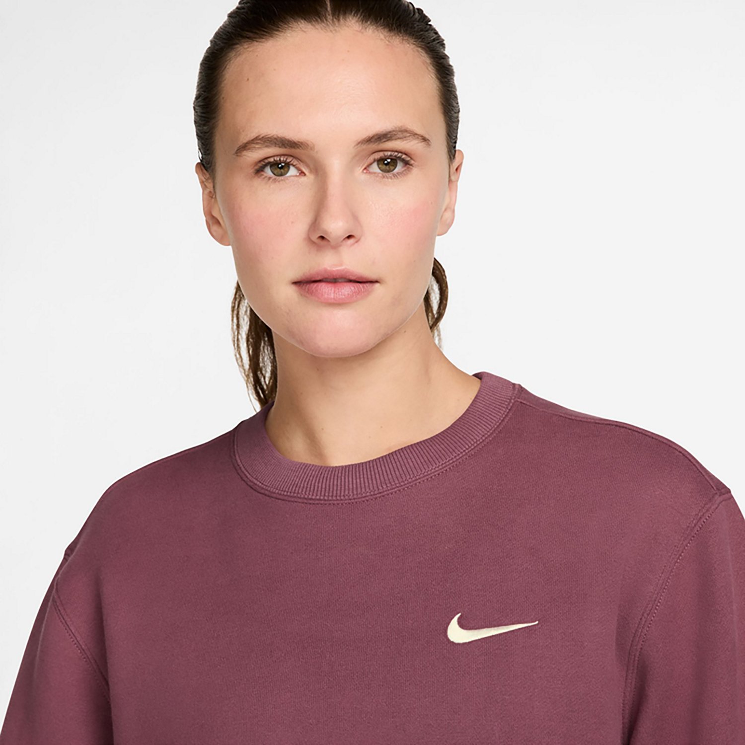 Nike Women's Studio Fleece Mid Weight Crew Sweatshirt - view number 3