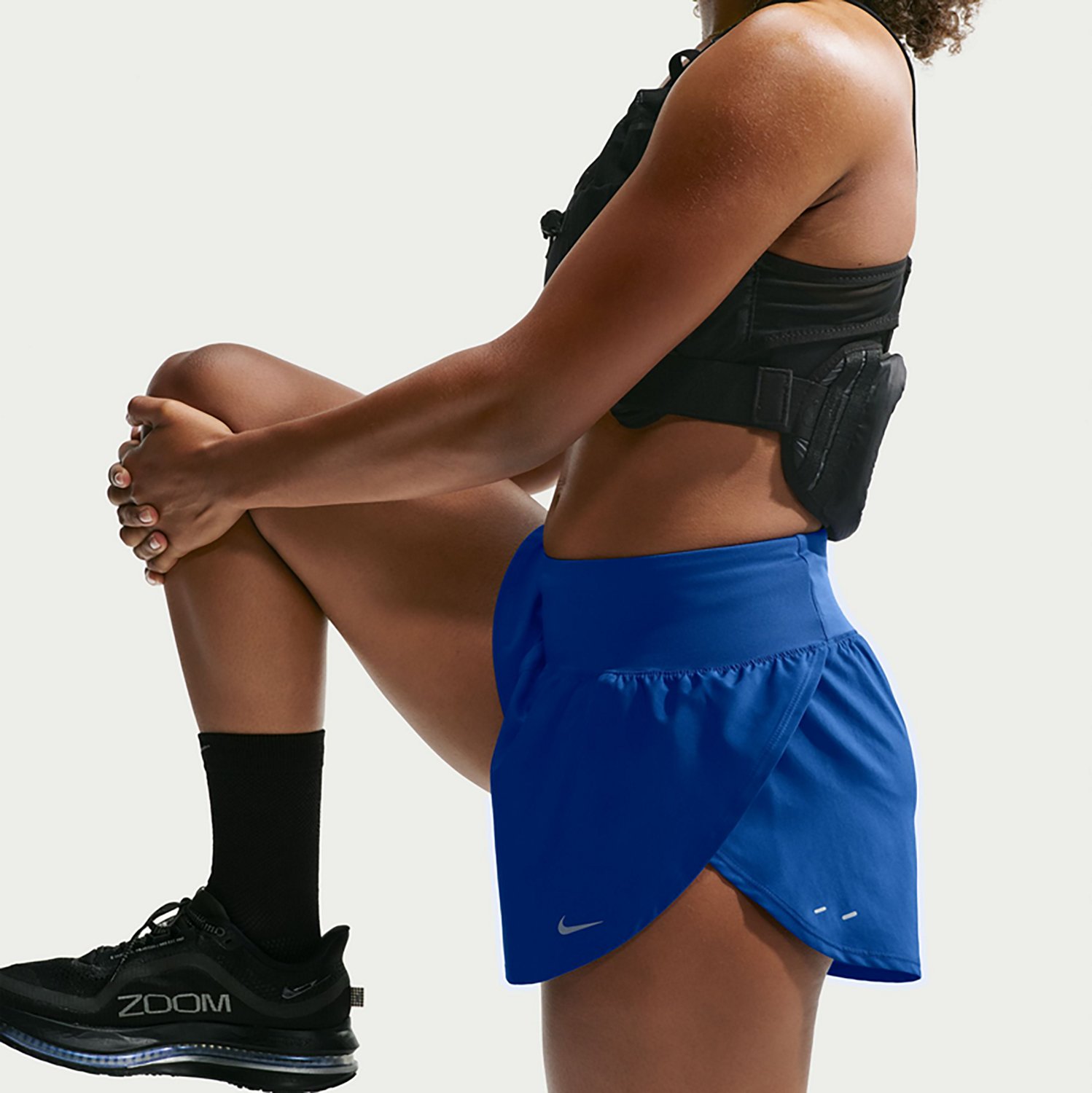Nike Women's Flow Mid Rise Dri-FIT Athletic Training Shorts - view number 5