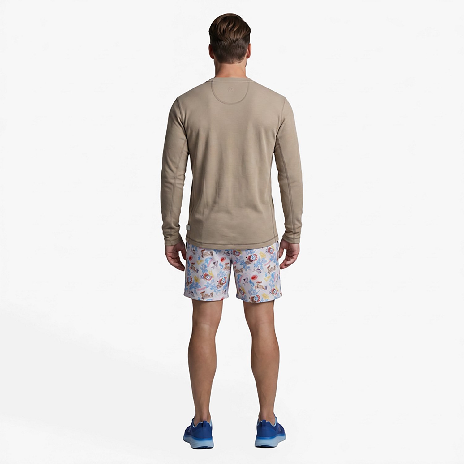 Magellan Outdoors Men's Base Camp Thermal Heathered Long Sleeve Henley Top