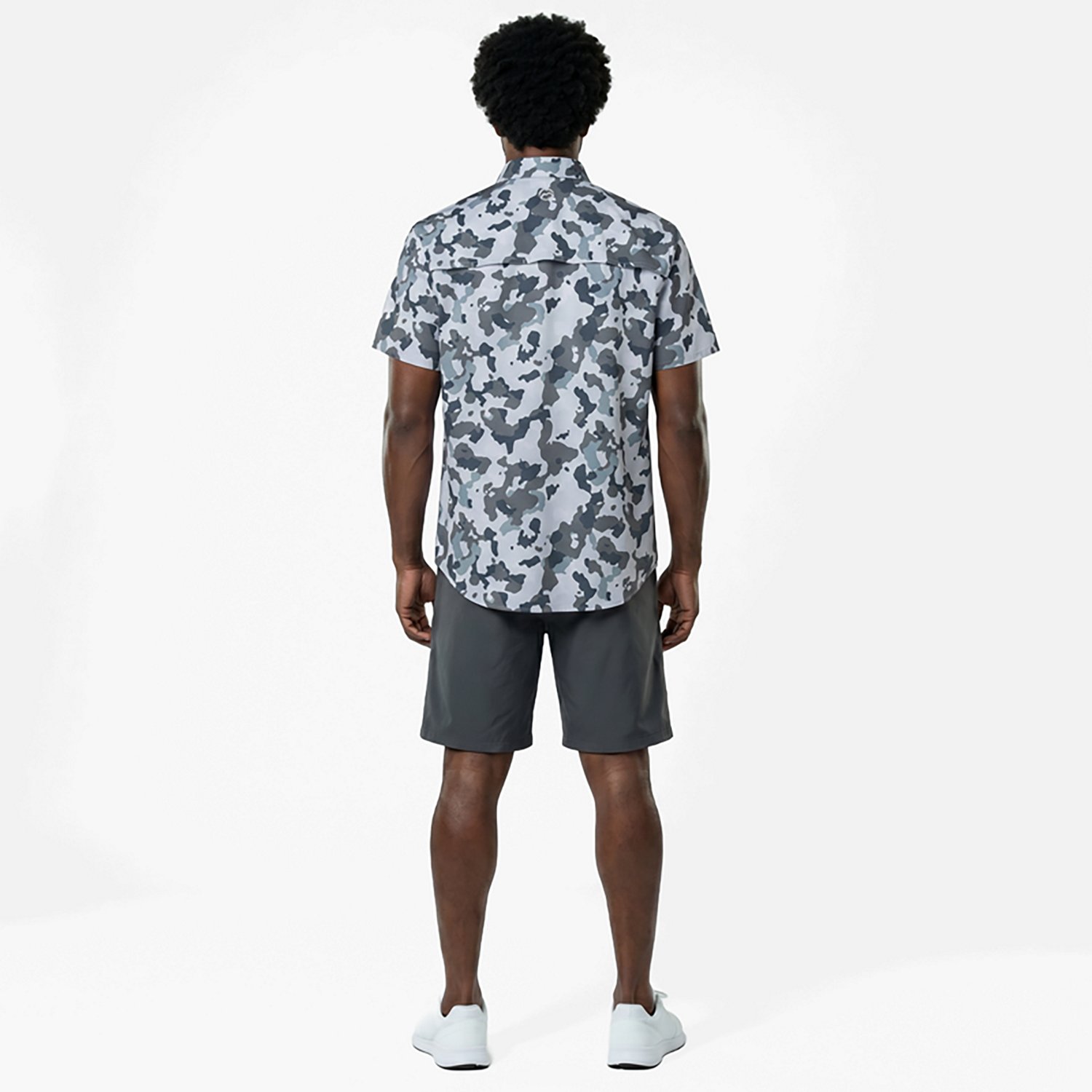 Magellan Outdoors Men's Shore and Line Washed Out Pocket Button-Down Fishing Shirt - view number 4