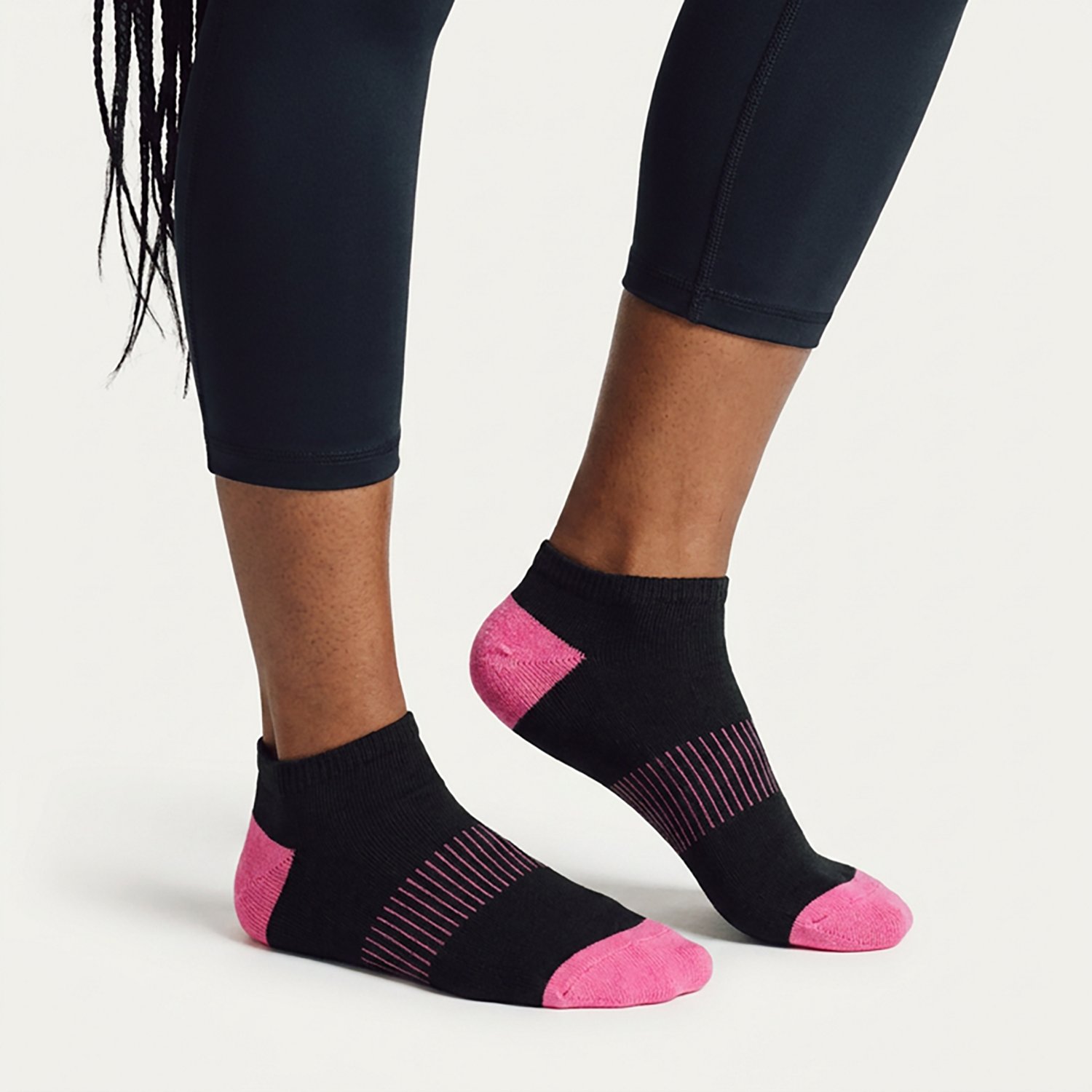 BCG Colorblock Heel Toe No-Show Socks 6-Pack - view number 3