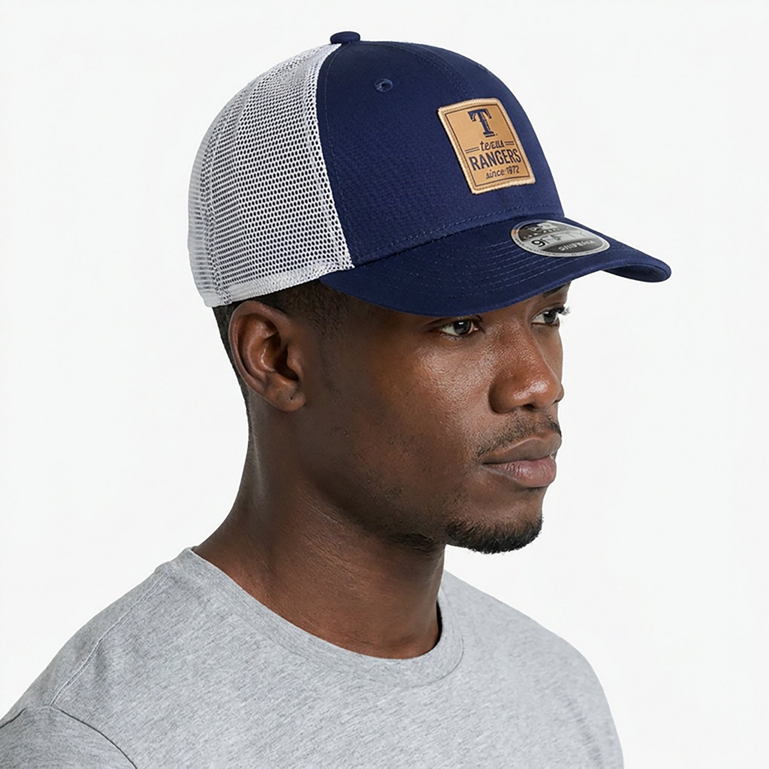 New Era Men's Texas Rangers Court Sport Patch 9FIFTY Cap