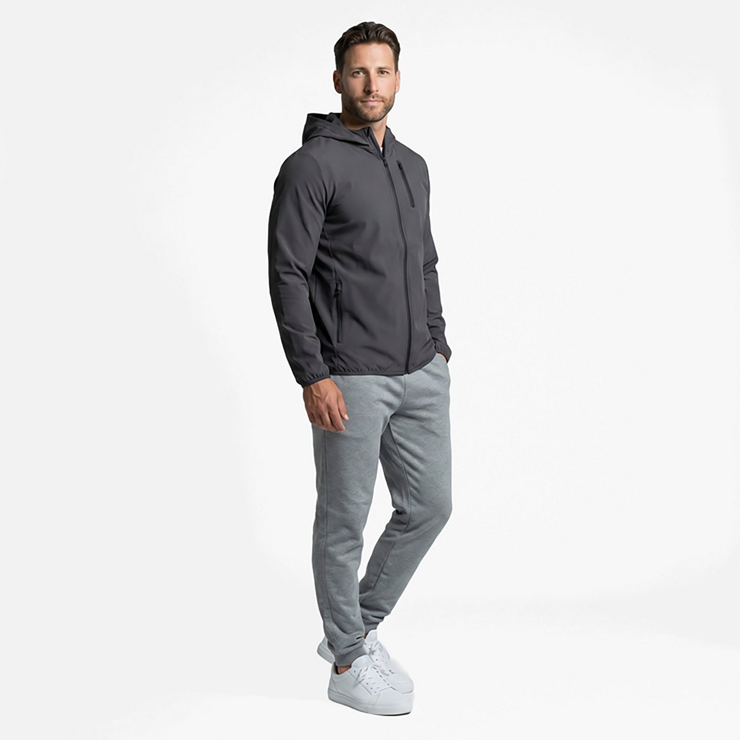 BCG Men's Tech Knit Full Zip Top                                                                                                 - view number 3