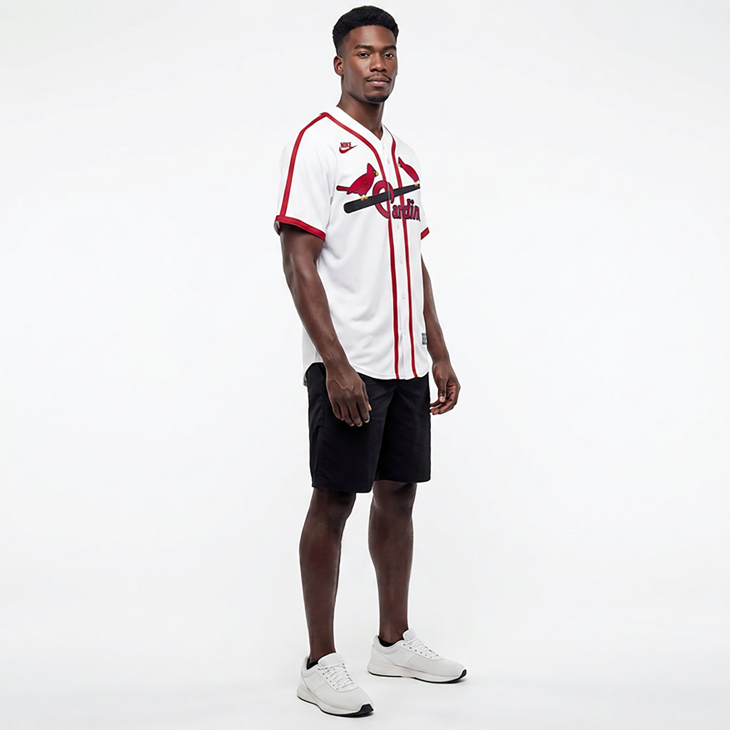 Nike Men's Cardinals '42-'44 Cooperstown Limited Jersey - view number 3