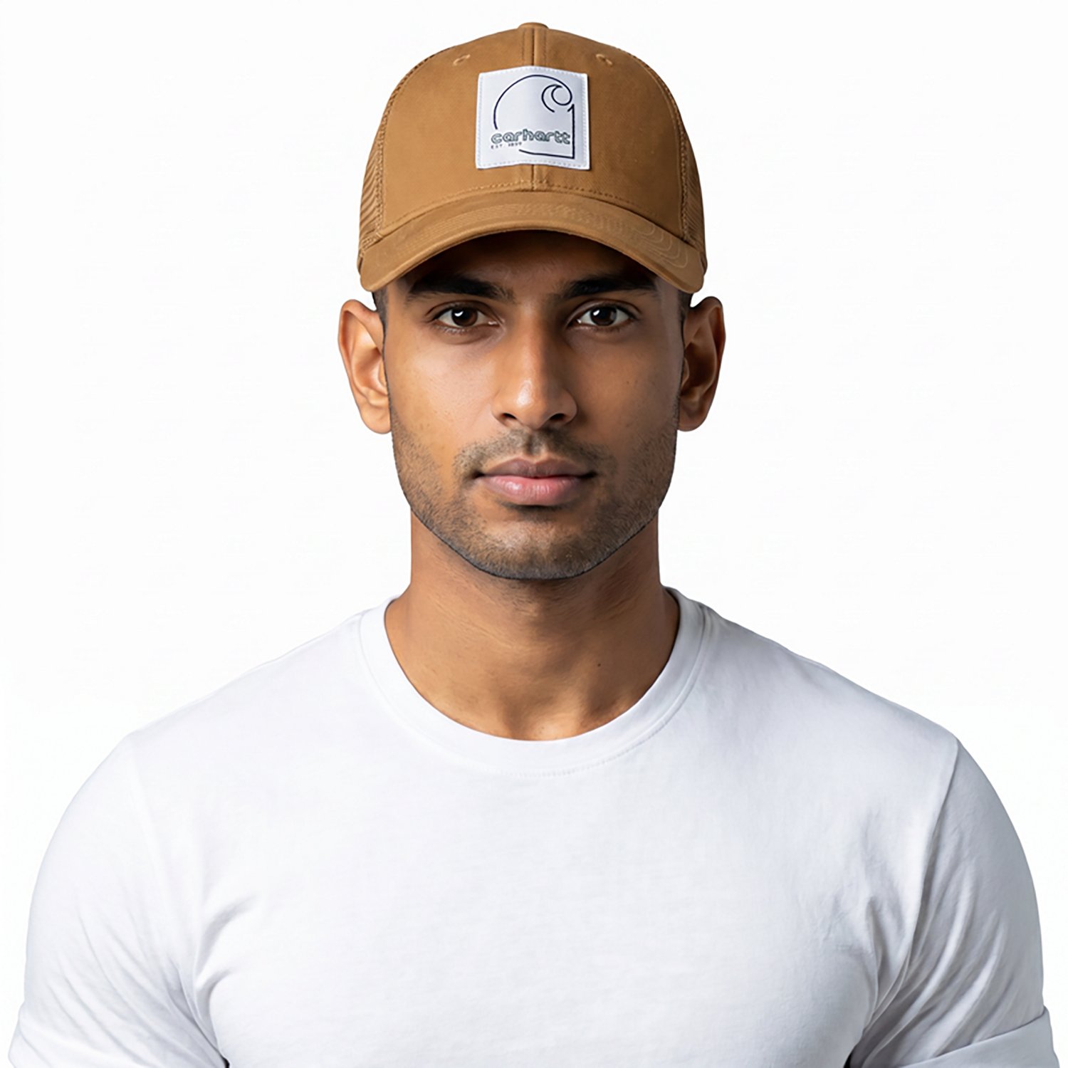 Carhartt Men's Canvas Mesh-Back C Patch Cap