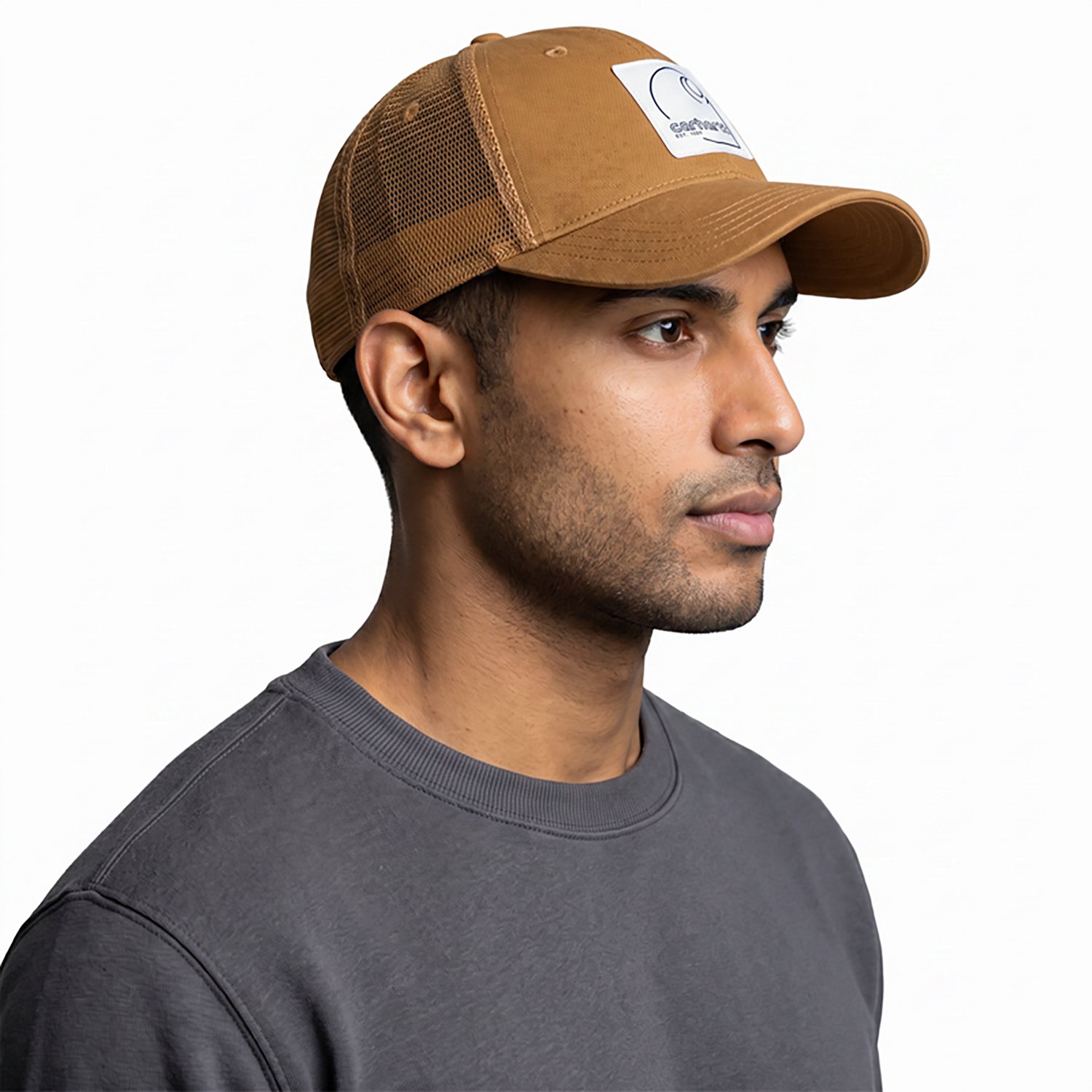 Carhartt Men's Canvas Mesh-Back C Patch Cap - view number 2