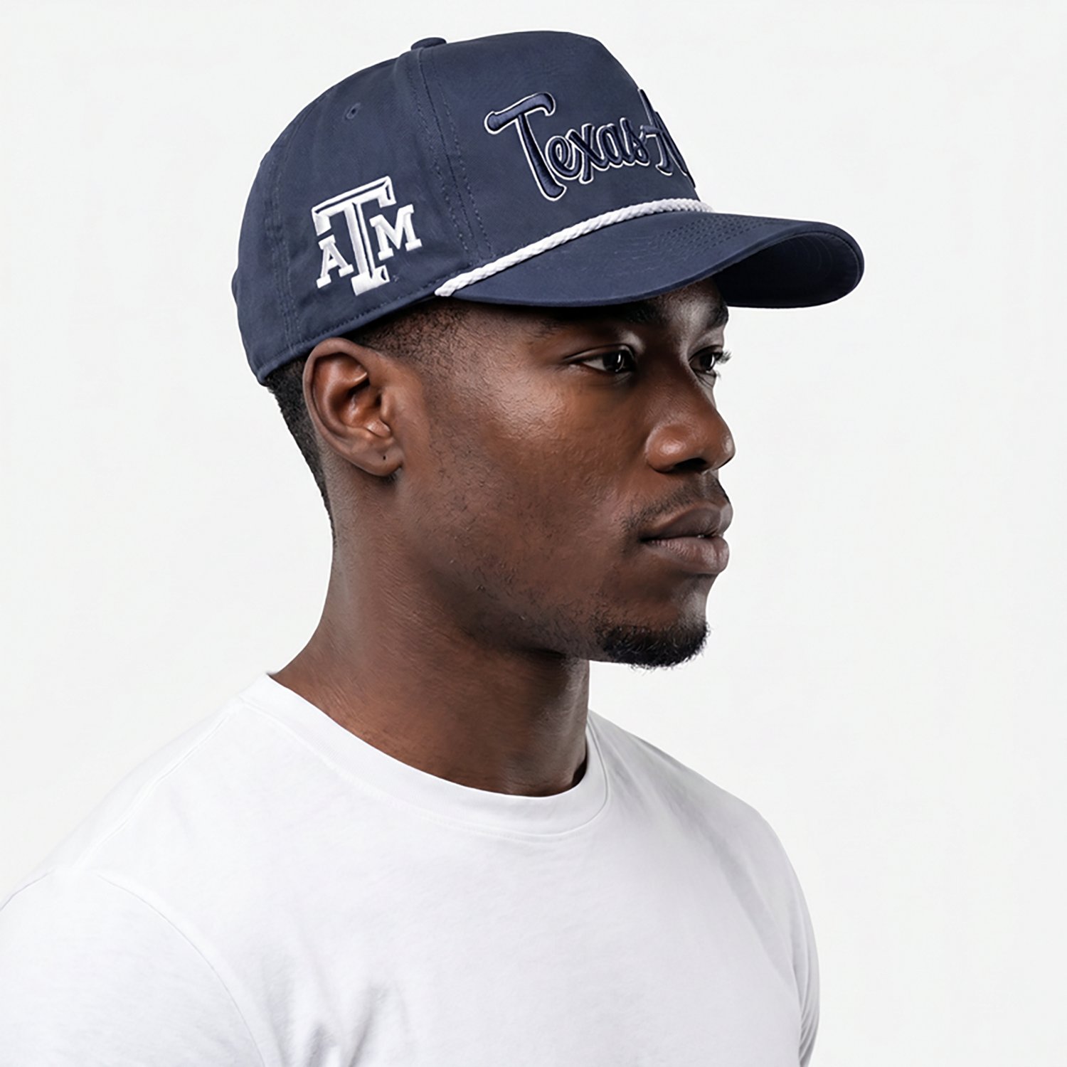 '47 Texas A&M University Overhand Script Hitch Snapback Cap