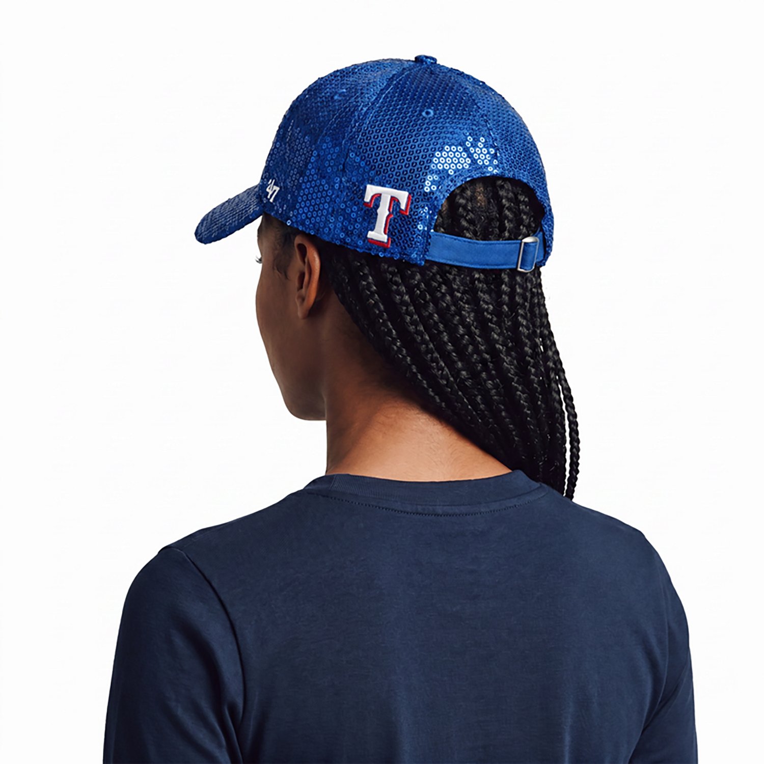 47 Women's Rangers Dazzle Logo 47 Clean Up Cap