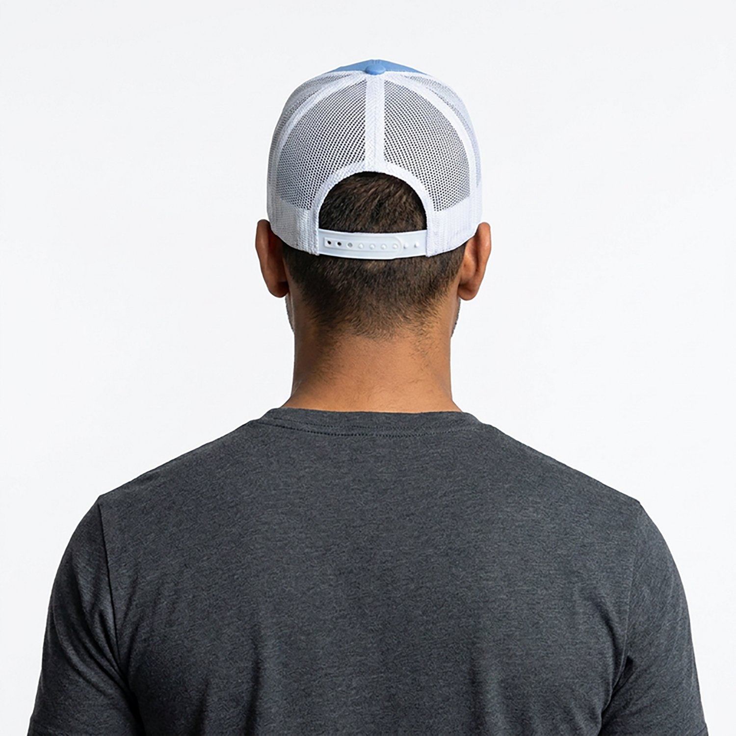 47 Adults' Houston H Town Blue Script with Side Star Trucker Cap