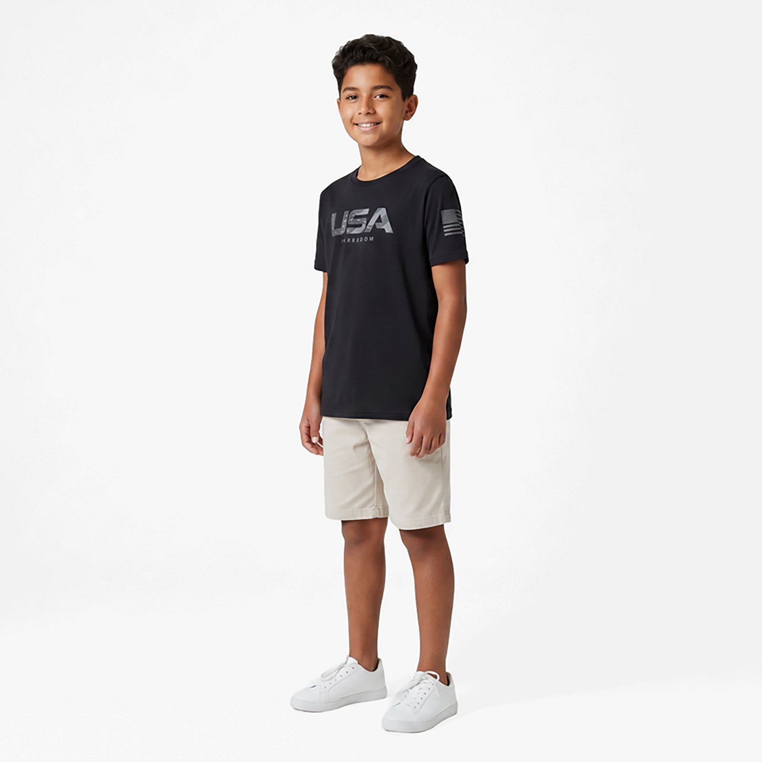 Under Armour Boys’ Freedom Chest Flag T-shirt - view number 3