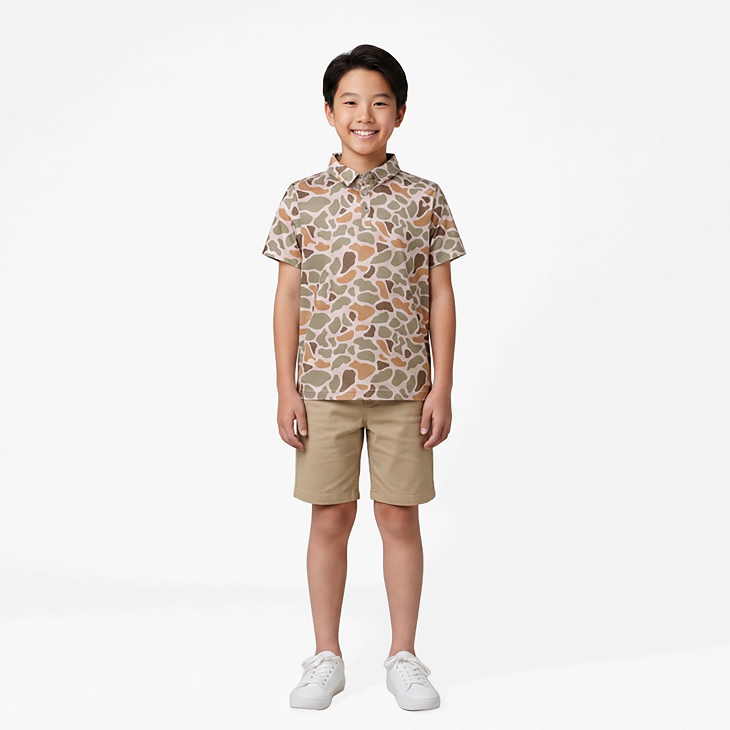 BURLEBO Boys' Performance Polo Shirt