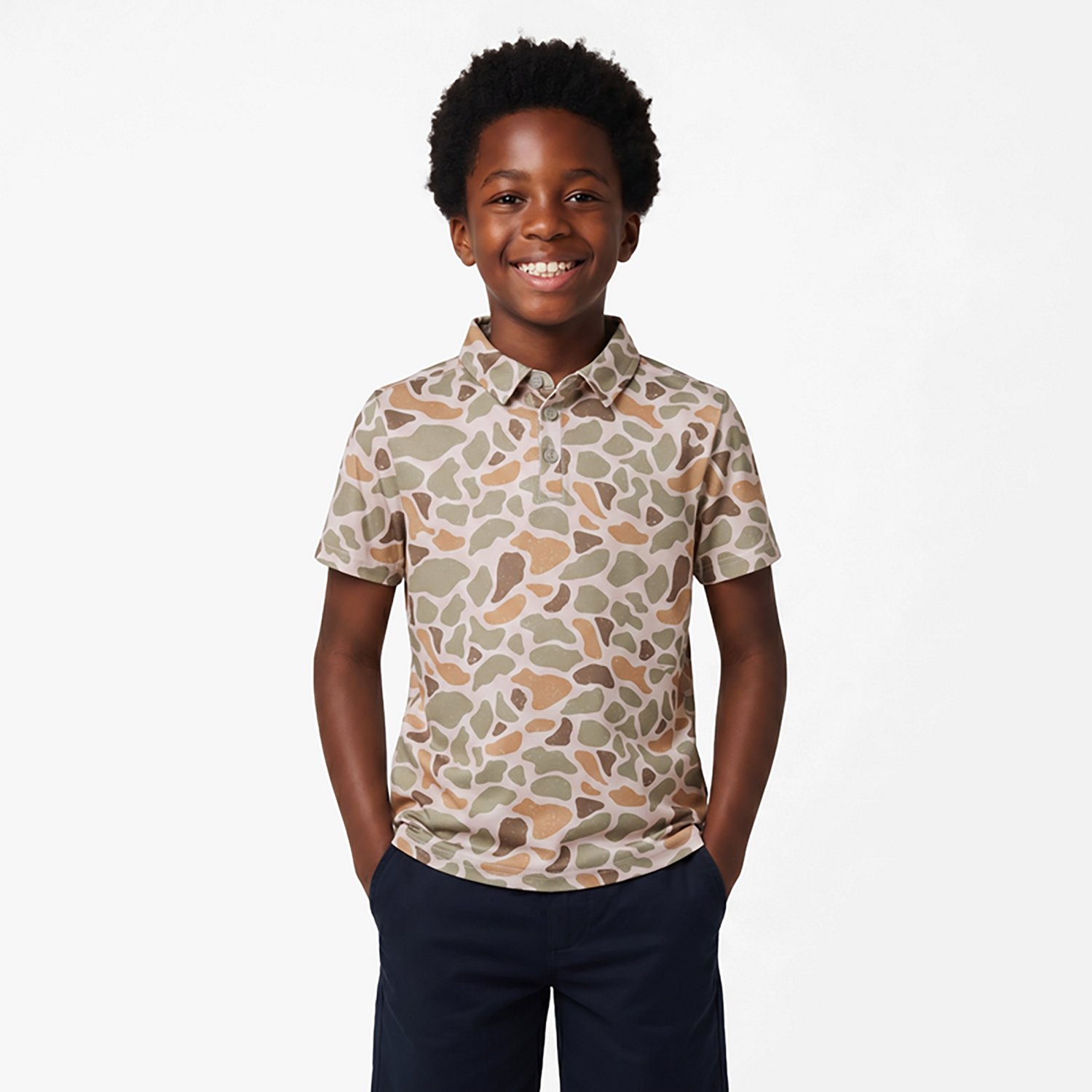 BURLEBO Boys' Performance Polo Shirt